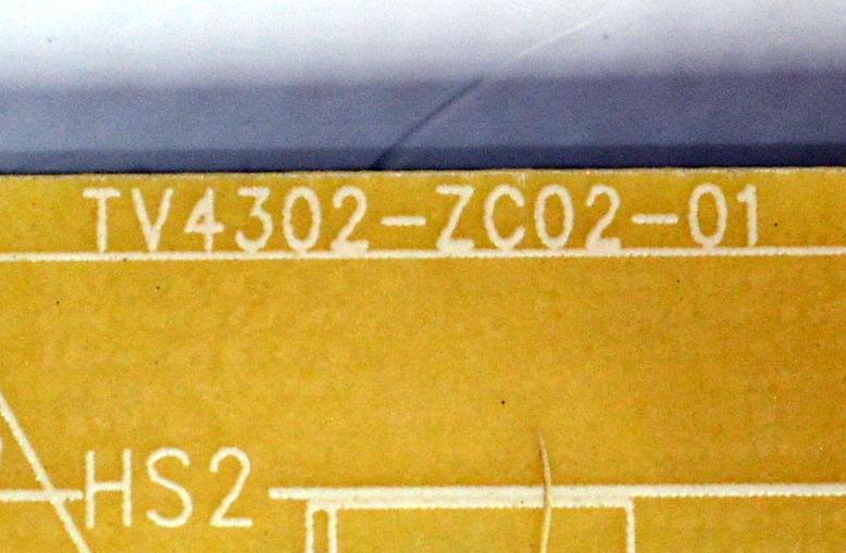 KIT DE TARJETAS ORIGINAL PARA TV ONN / NUMERO DE PARTE MAIN AMT9640-ZC01-01 / 515CT9640M13 / FUENTE TV4302-ZC02-01 / 514C4302M03 / T-CON TV55B0-ZC26-01 / 513C55B0M91 / PANEL ST4951D01-3 / DISPLAY ST4951D01-3 / MODELO 100012585 50" - Imagen 3