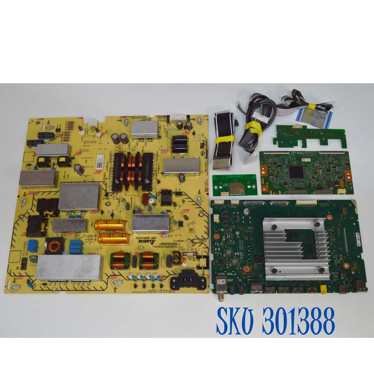 KIT DE TARJETAS ORIGINAL PARA TV SONY / NUMERO DE PARTE MAIN A5042677B 006 / A5042677A 006 / FUENTE 100442442 / AP-P484BM / T-CON DKKD2014 / M004LQ00R / PANEL YDCM085CCN11 / DISPLAY V850DK2-Q01 K2 / MODELO KD-85X80CK / KD85X80CK