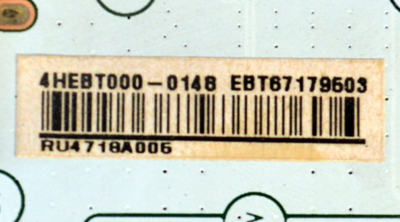 KIT DE TARJETAS ORIGINAL PARA TV LG / NUMERO DE PARTE MAIN EBT67179503 / EAX69581205 / 67179503 / FUENTE EAY65895632 / EAX69502502 / 65895632 / PANEL NC600TQG-VSLH3 / DISPLAY JE601R3HD57 / MODELO 60UQ8000PSB / 60UQ8000PSB.BWMMLKR - Imagen 2