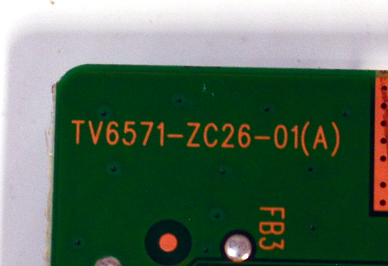 KIT DE TARJETAS ORIGINAL PARA TV ONN / NUMERO DE PARTE MAIN MT90104-ZC01-01 / 515C90104M19 / FUENTE TV6507-ZC02-01 / 514C6507M05 / T-CON TV6571-ZC26-01 / 513C6571M03 / PANEL HV650QUB-F71 / DISPLAY HV650QUB-F71 / MODELO 100012587 65" - Imagen 4