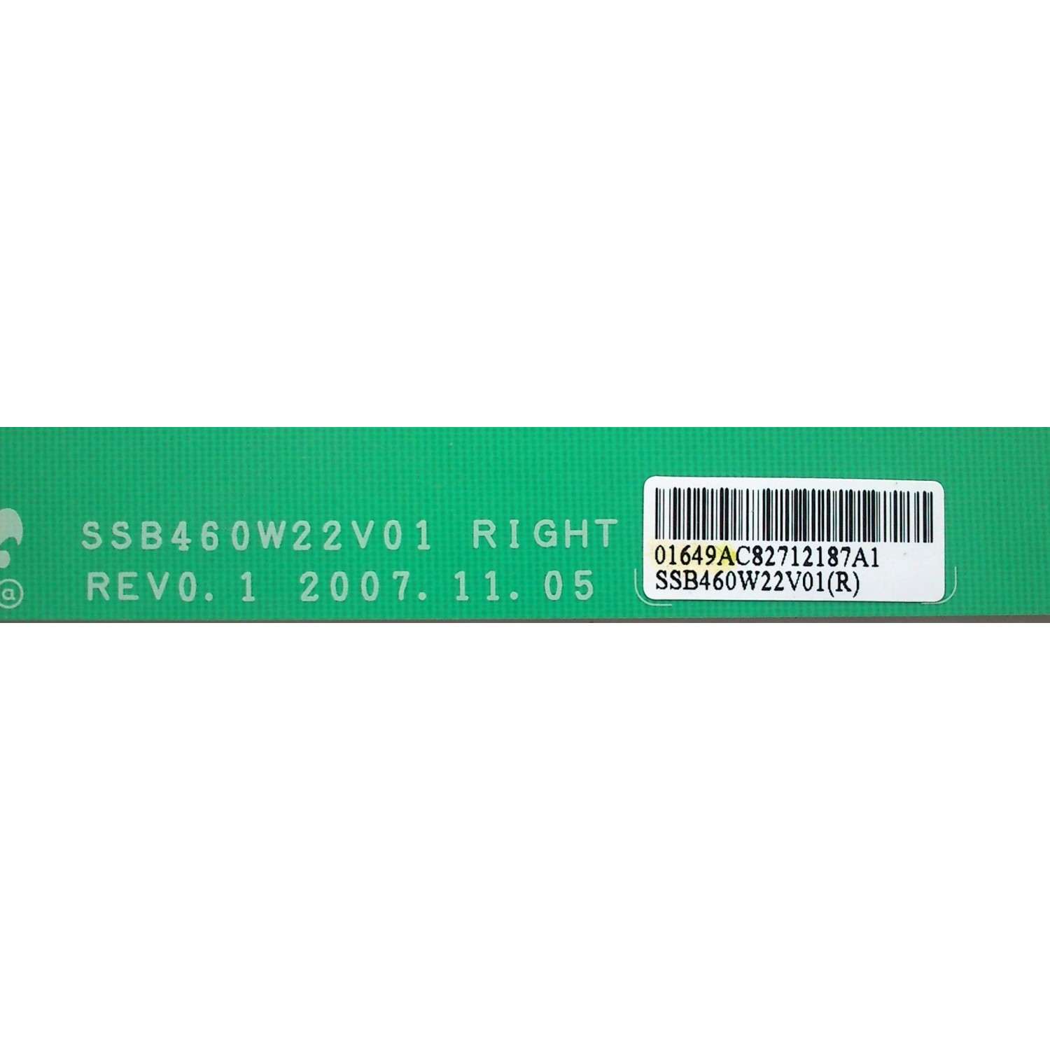 BACKLIGHT DERECHO /  RIGHT / / INVERSOR 01649A / SSB460W22V01 / SSB460W22V01 ( R )  /  SAMSUNG LJ97-01649A MODELO LN46A540P2FXZA / LN46A650A1FXZA1F - Imagen 2