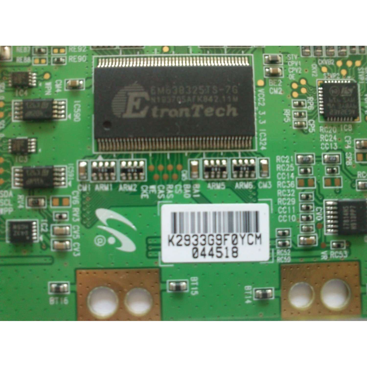 T-CON K2933G SAMSUNG  LJ94-02933G / PANEL LTF320AP06-B05 / MODELO LN32B360C5DXZA / SUSTITUTAS LJ94-02933H / LJ94-02933D / LJ94-02933K / LJ94-02933J / LJ94-02933A / LJ94-03077A / LJ94-03120B / LJ94-02746P / LJ94-02746Y / BN81-02349A - Imagen 2