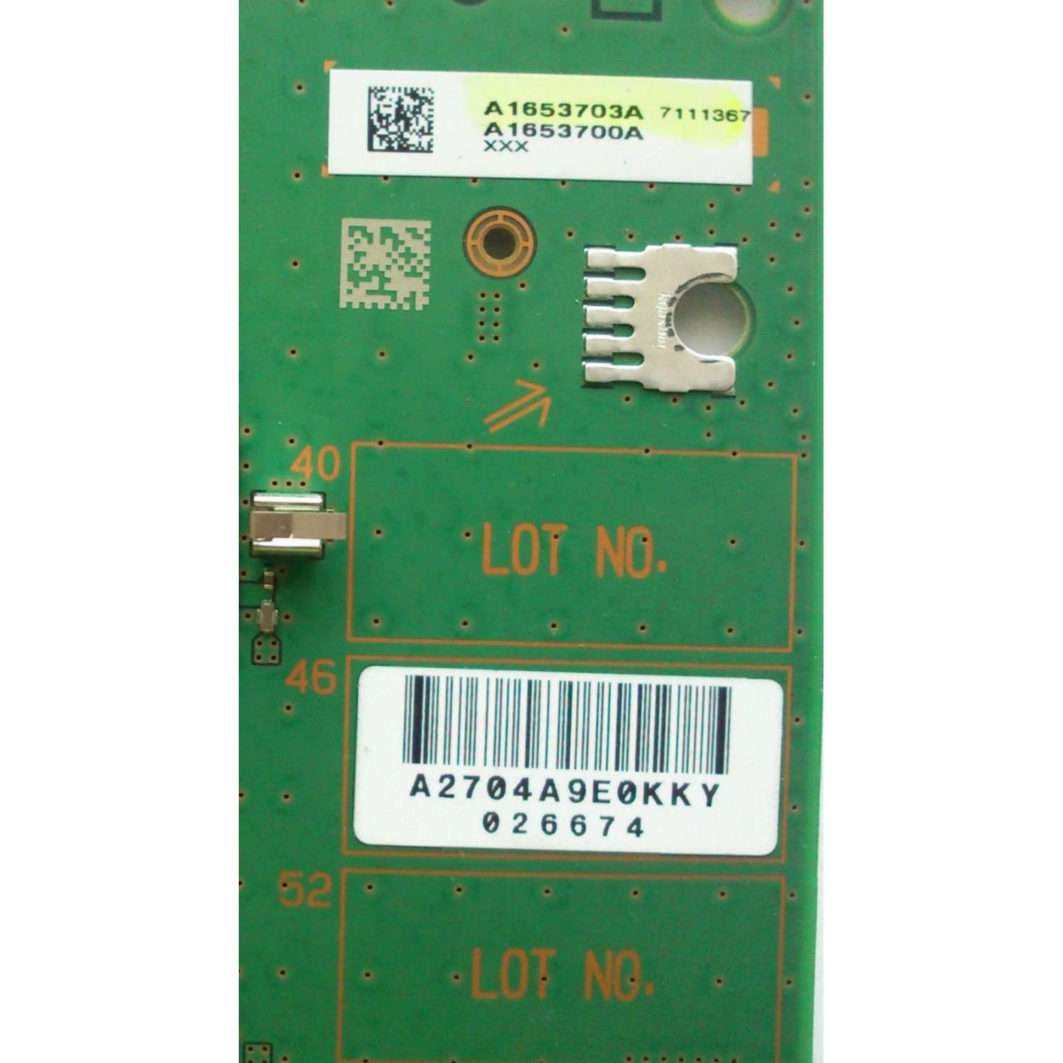 T-CON / SONY A-1653-703-A / A1653703A / A1653700A / A-1653-700-A / 1-878-791-11 / PANEL LTY460HG02 / LTY460HG02101 / MODELOS KDL-46XBR9 / KDL-46Z5100 - Imagen 3