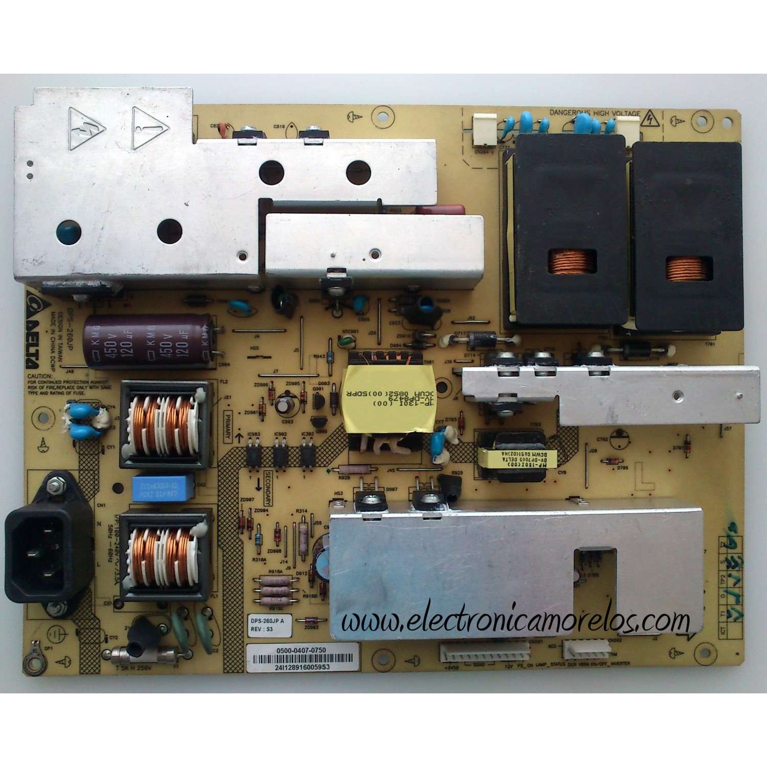 MAIN PARA TV VIZIO / NUMERO DE PARTE XMCB02K008 / 715GC505-MOG-B00-004D / (G)XMCB02K008000X / PANEL TPT550WR-D126.L REV:S22R / DISPLAY ST5461D12-6 VER.2.2 / MODELO V555M-K01 LTC3M6K	