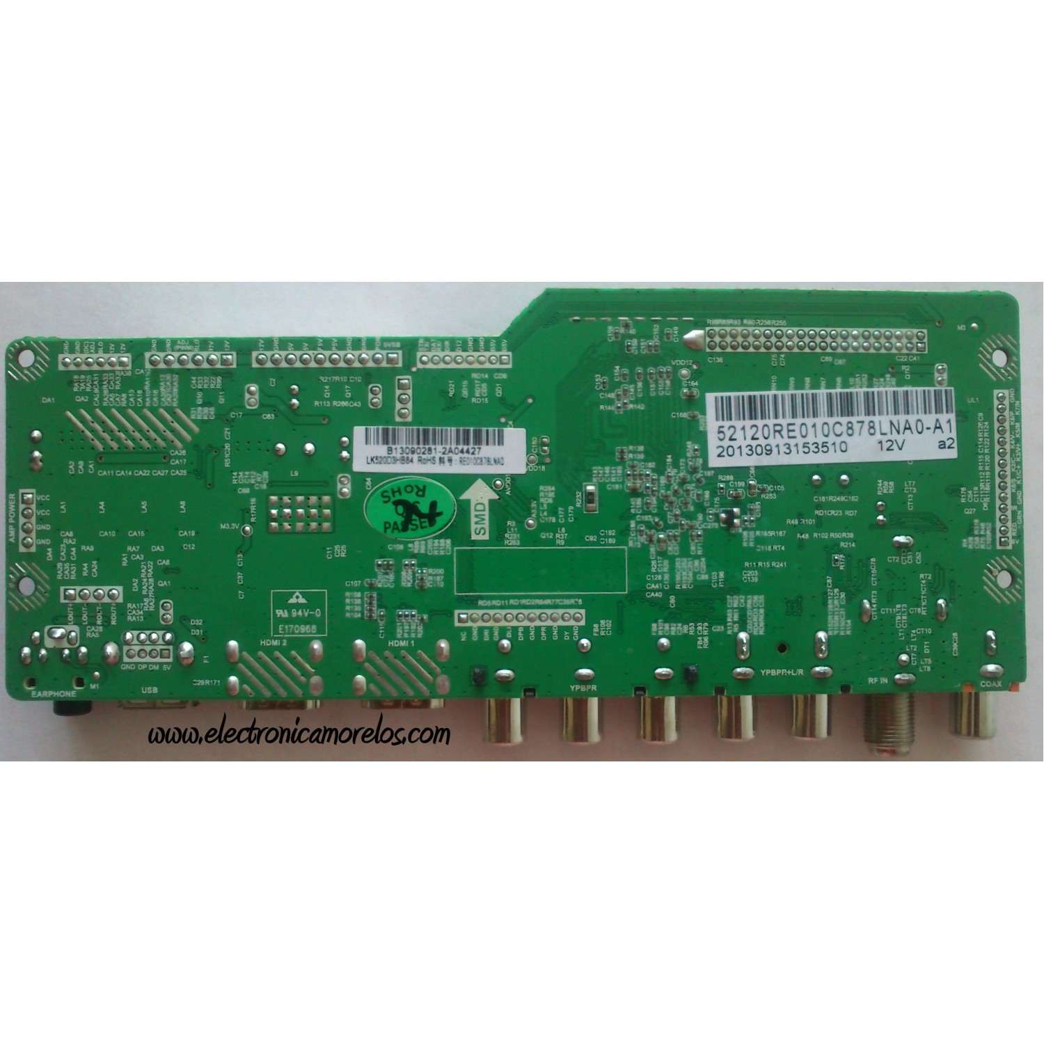 MAIN RCA / PROSCAN / B130900281 / T.RSC8.78 / 52120RE010C878LNA0-A1 / MODELO LED52B55R120Q	 - Imagen 2