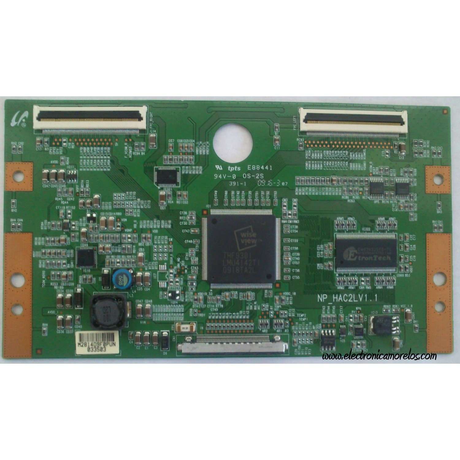 T-CON PARA TV SONY / NUMERO DE PARTE LJ94-02814D / NP_HAC2LV1.1 / LJ9402814D / PANEL'S LTY400HA12 A01 / LTY400HA11 / MODELOS KDL-40S504 / KDL-40SL150 / KDL-40S5000 / KDL-40S5100 / KDL-40S5500 / KDL-40V5810