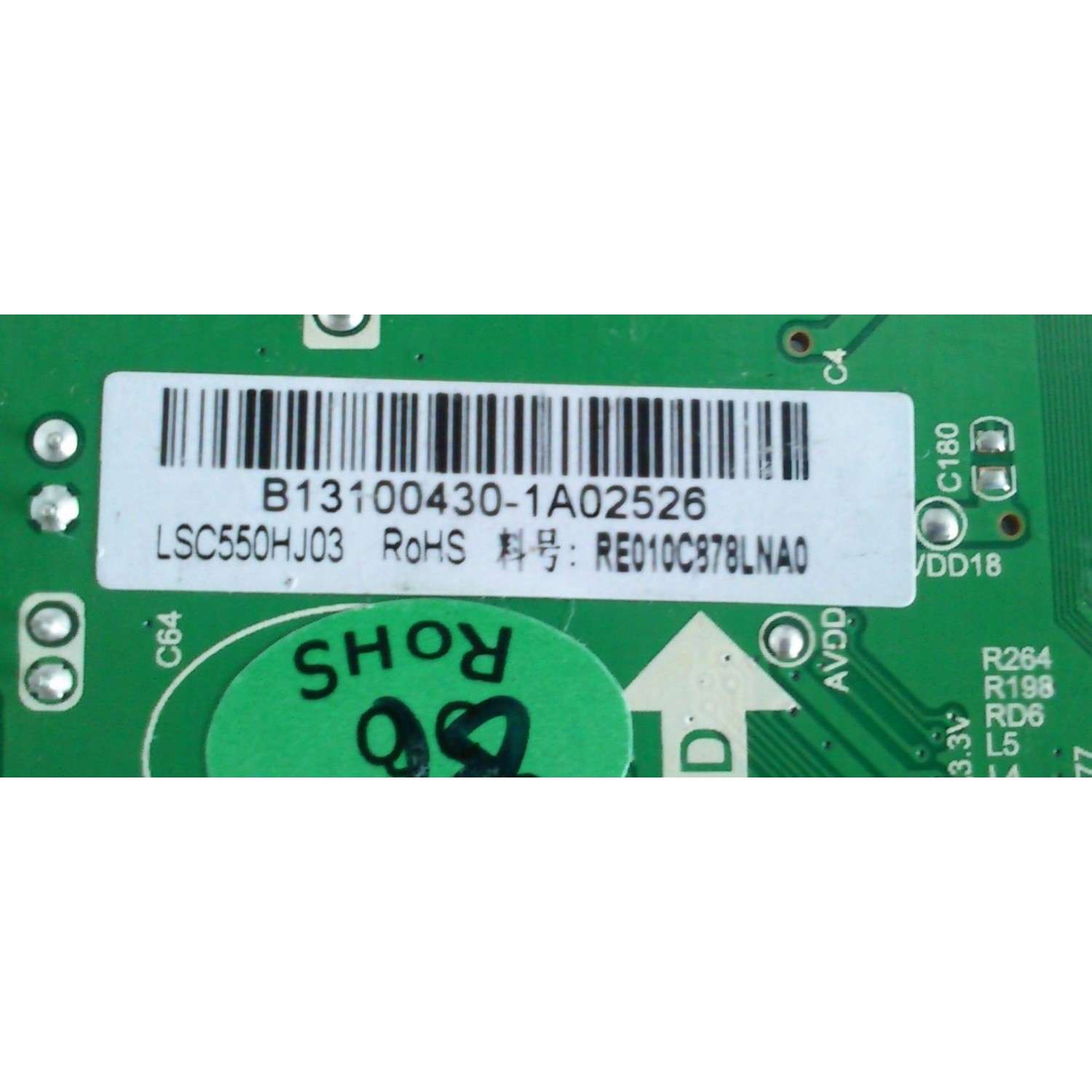 MAIN / T.RSC8.78 / B13100430 / RCA 55120RE010C878LNA0-C1 / RE010C878LNA0 / T.RSC8.78 / MODELO LED55C55R120Q - Imagen 3