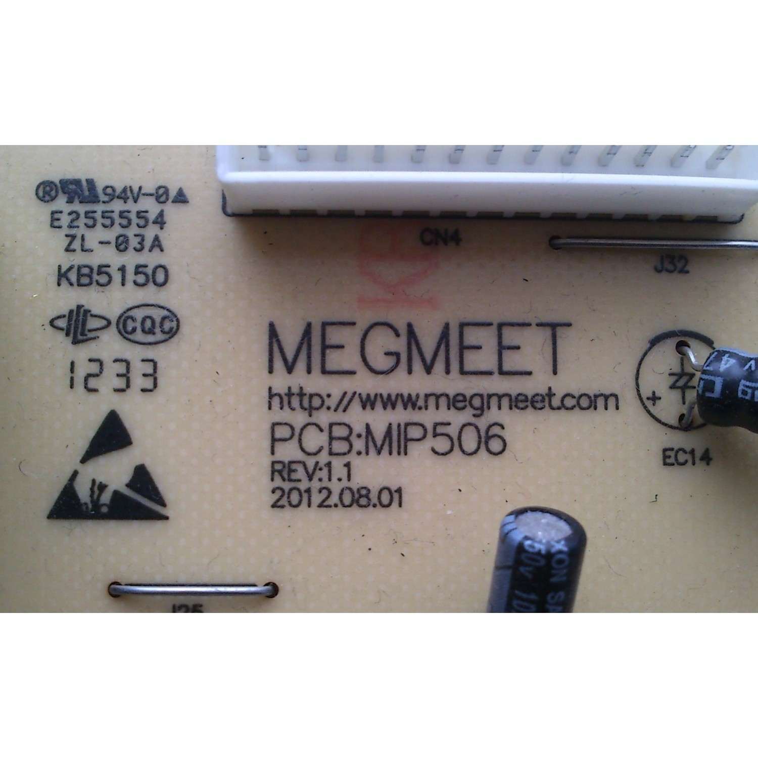 FUENTE DE PODER / WESTINGHOUSE MIP506 / MIP500HW-LP1 / E255554 / KB5150 / MODELO CW50T9YW TW-72421-T050A	 - Imagen 2