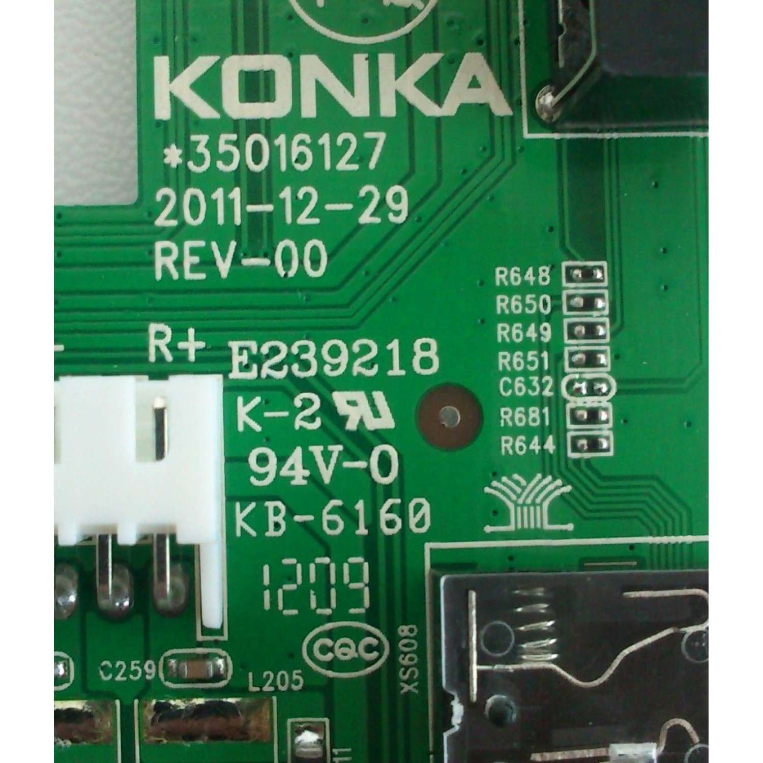 MAIN / KONKA 35016127 MODELO KL32QS18U	 - Imagen 3