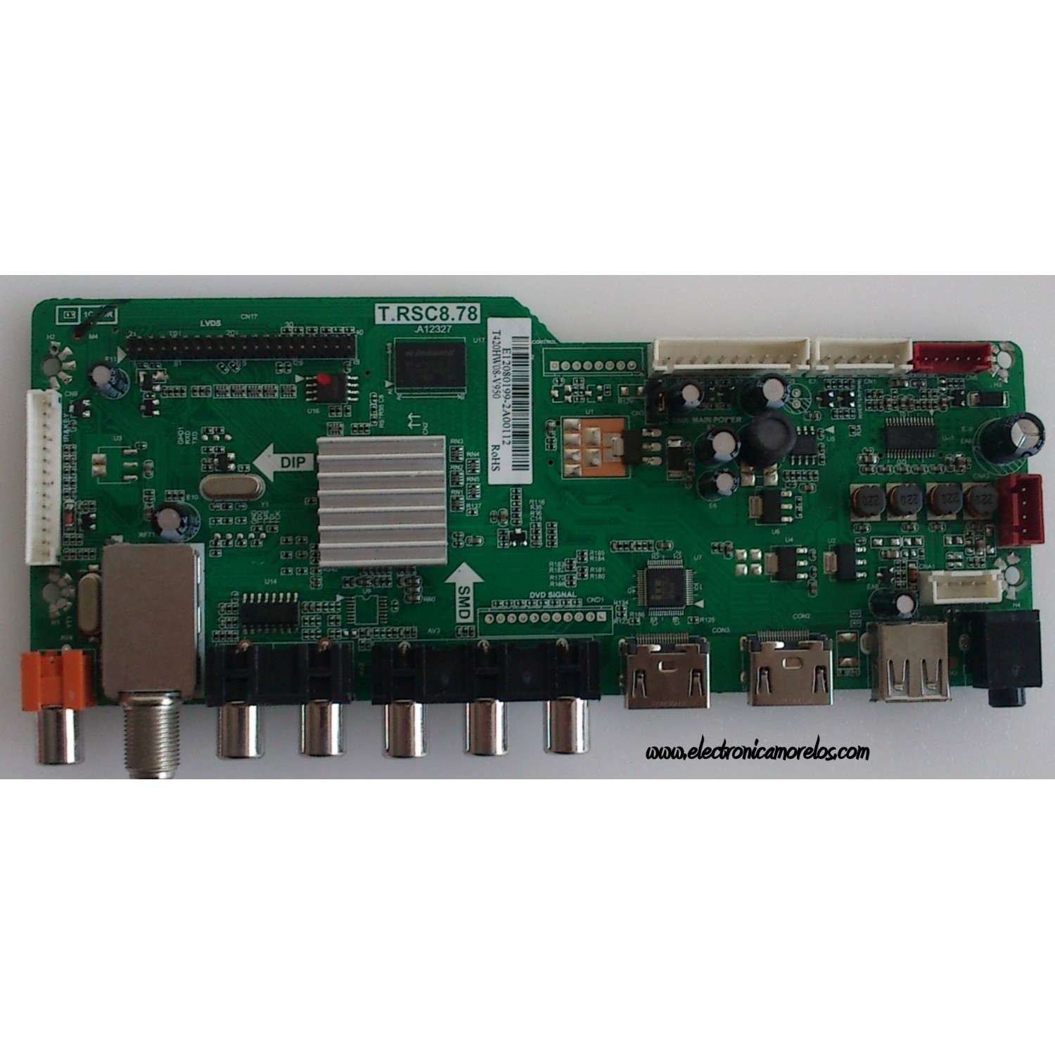 MAIN / RCA 42RE010C878LNA0-A1 / T.RSC8.78 / E12080199 / A12327 / RE010C851LNA0	