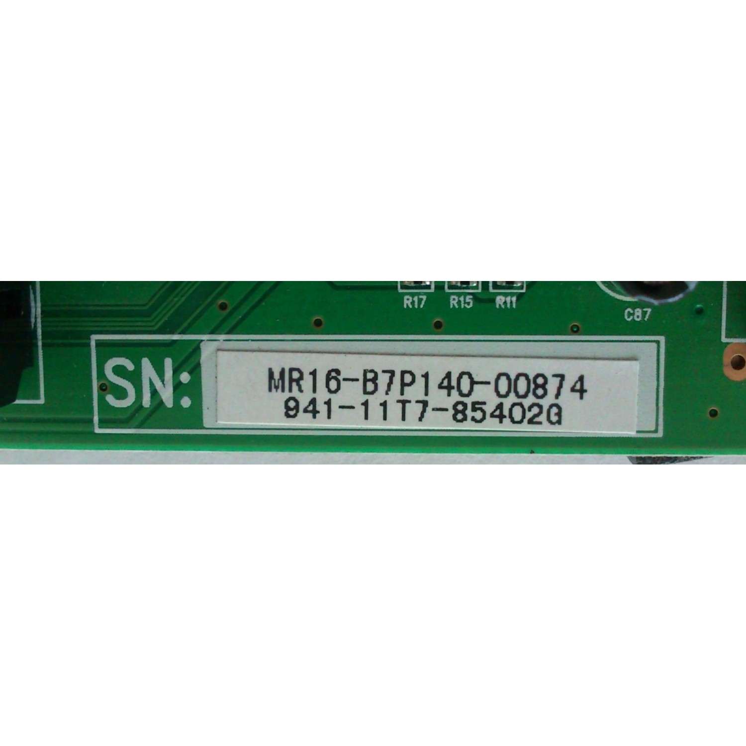MAIN / EKT KB-6160 / 941-11T7-854020 / 745-6M1825-04 / 471-0101-R2702G / 471R1055 / R41-LC1825-MA1 / 090-6M1828-00 / MODELO L19L13 - Imagen 4