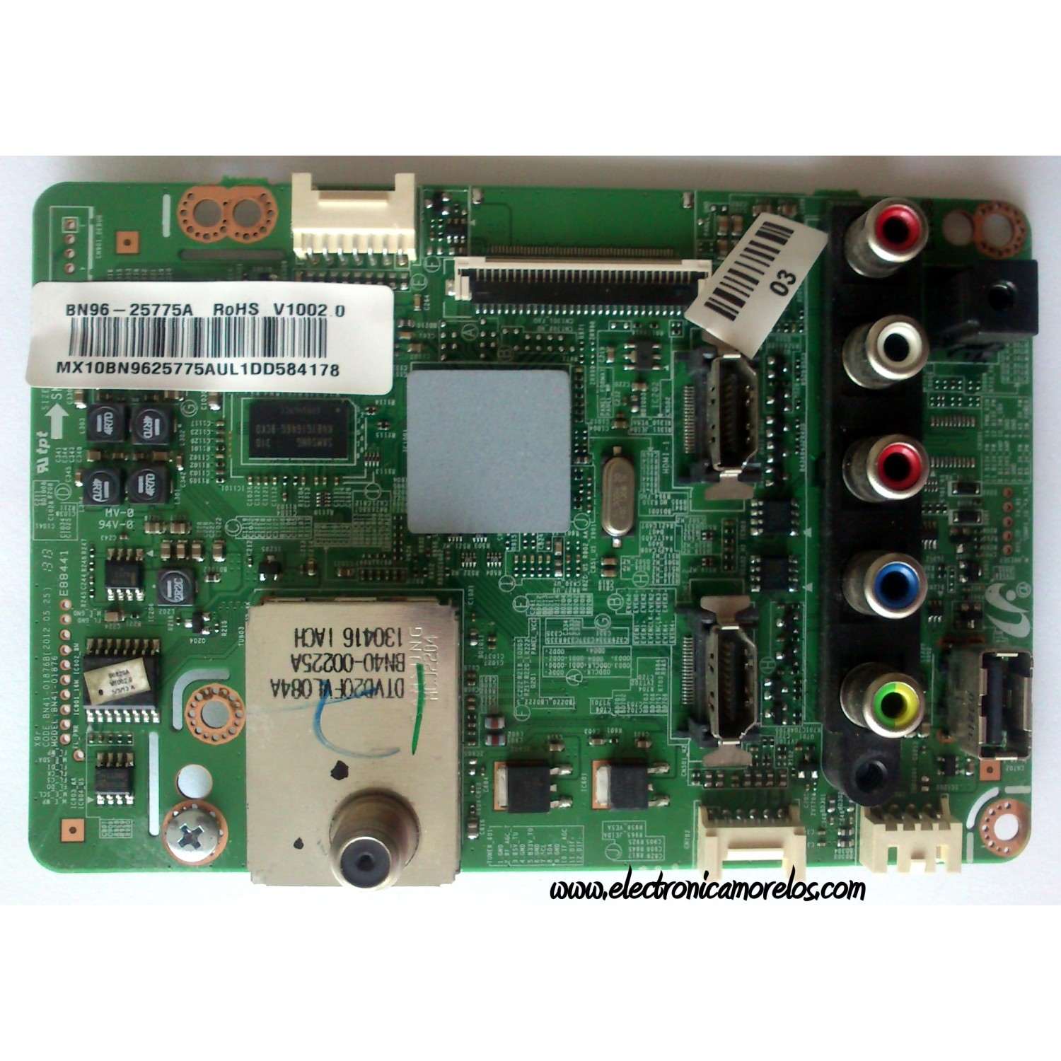 MAIN  SAMSUNG / BN96-25775A / BN97-05375B / BN41-01876B / PANEL'S CY-DE320AGEV2V / DF320AGH-R1 / MODELOS UN32EH4003FXZA EH01 / UN32EH4003FXZA CN02 / UN32EH4003FXZA QD06