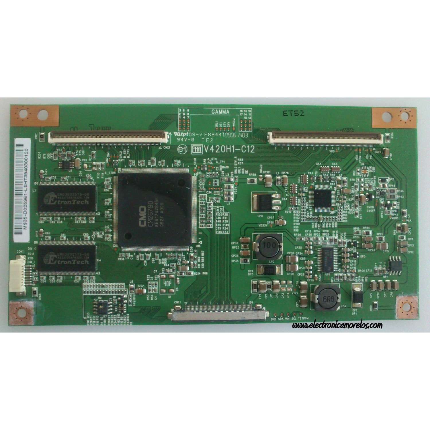 T-CON / MAGNAVOX 35-D025961 / V420H1-C12 / MODELO 42MF439B/F7	