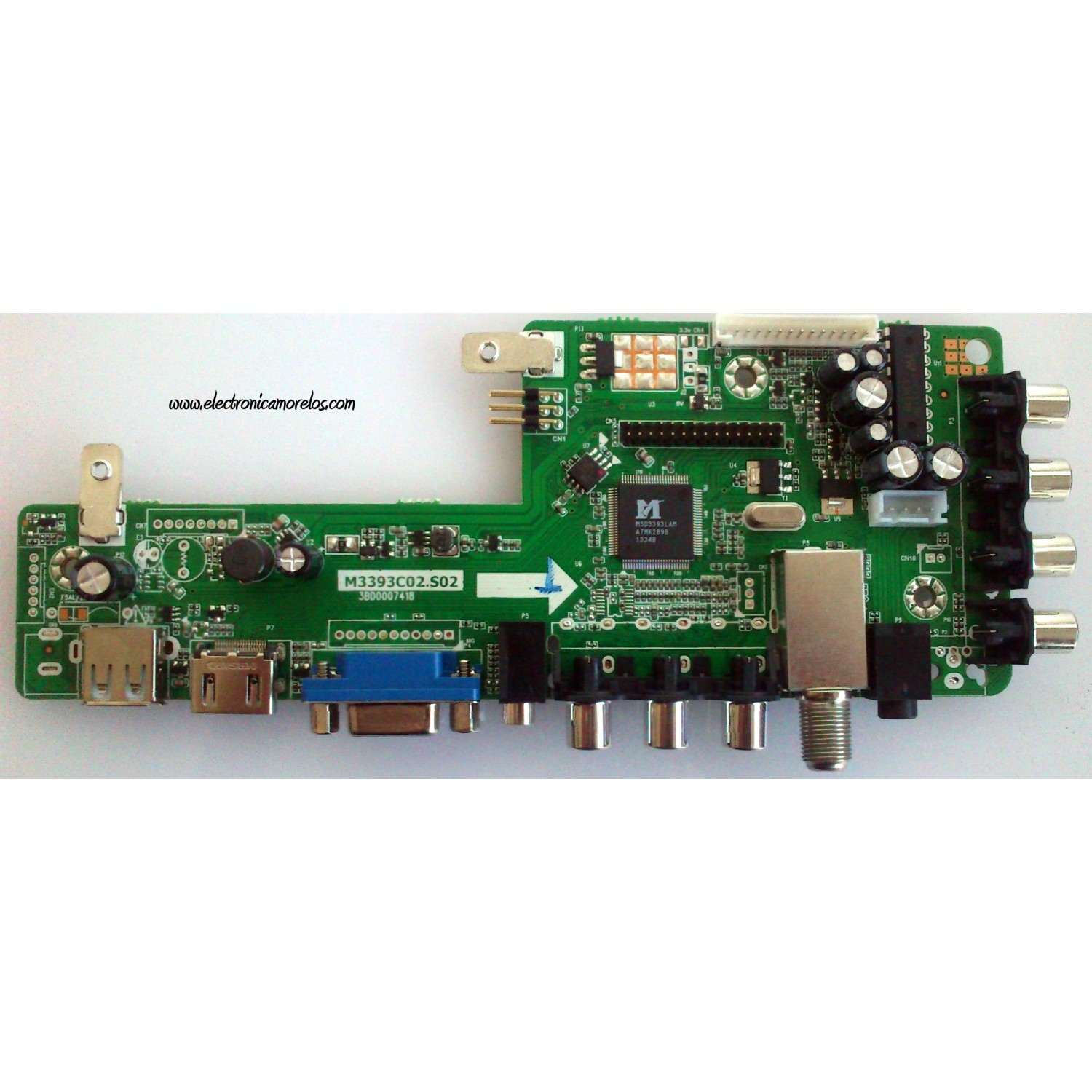 MAIN / AOYUAN / SPELER AY1407A033 / 2PE6054-3 / KB-6160 / M3393C02.S02 / MODELO  SP-LED19	