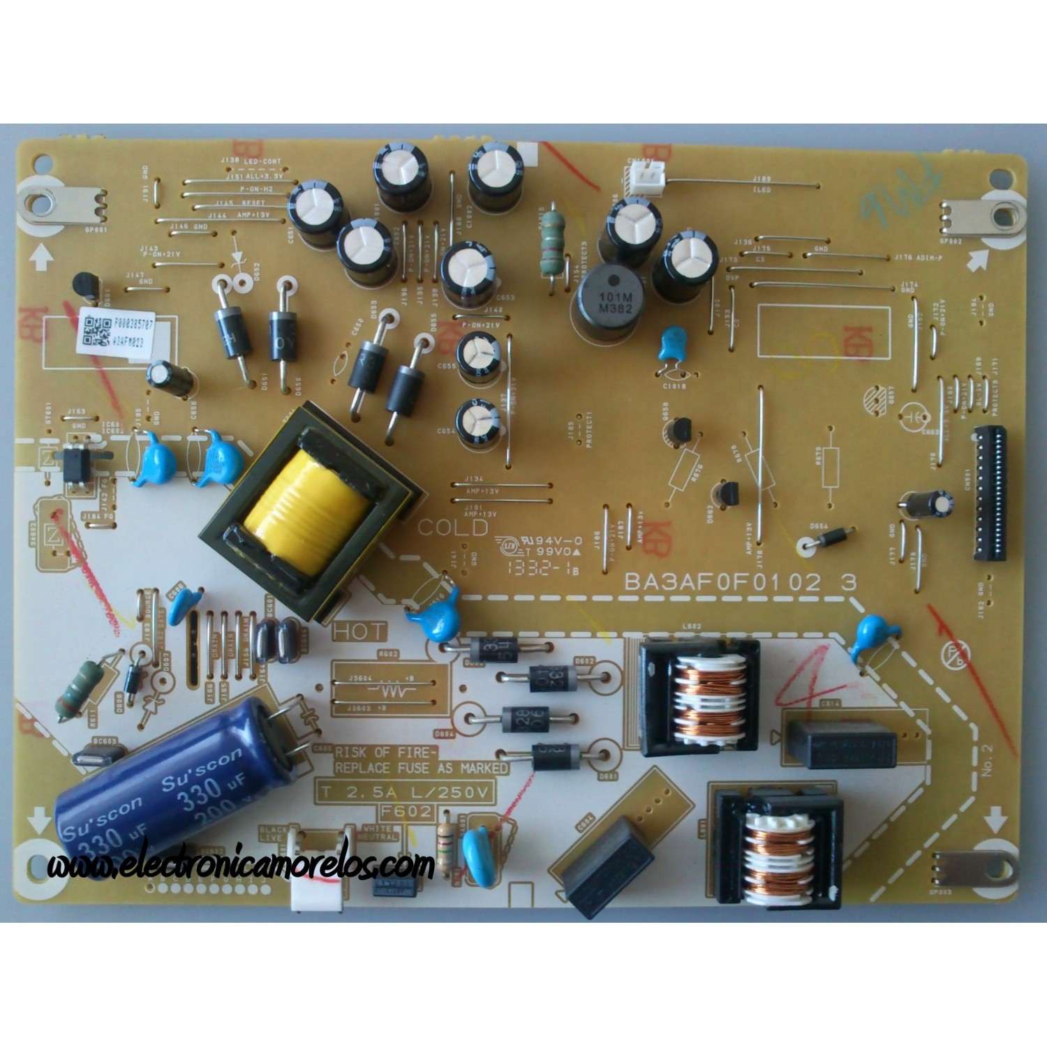 FUENTE DE PODER / FUNAI A3AFM023 / BA3AF0F0102 3 / MODELO LF320FX4F	