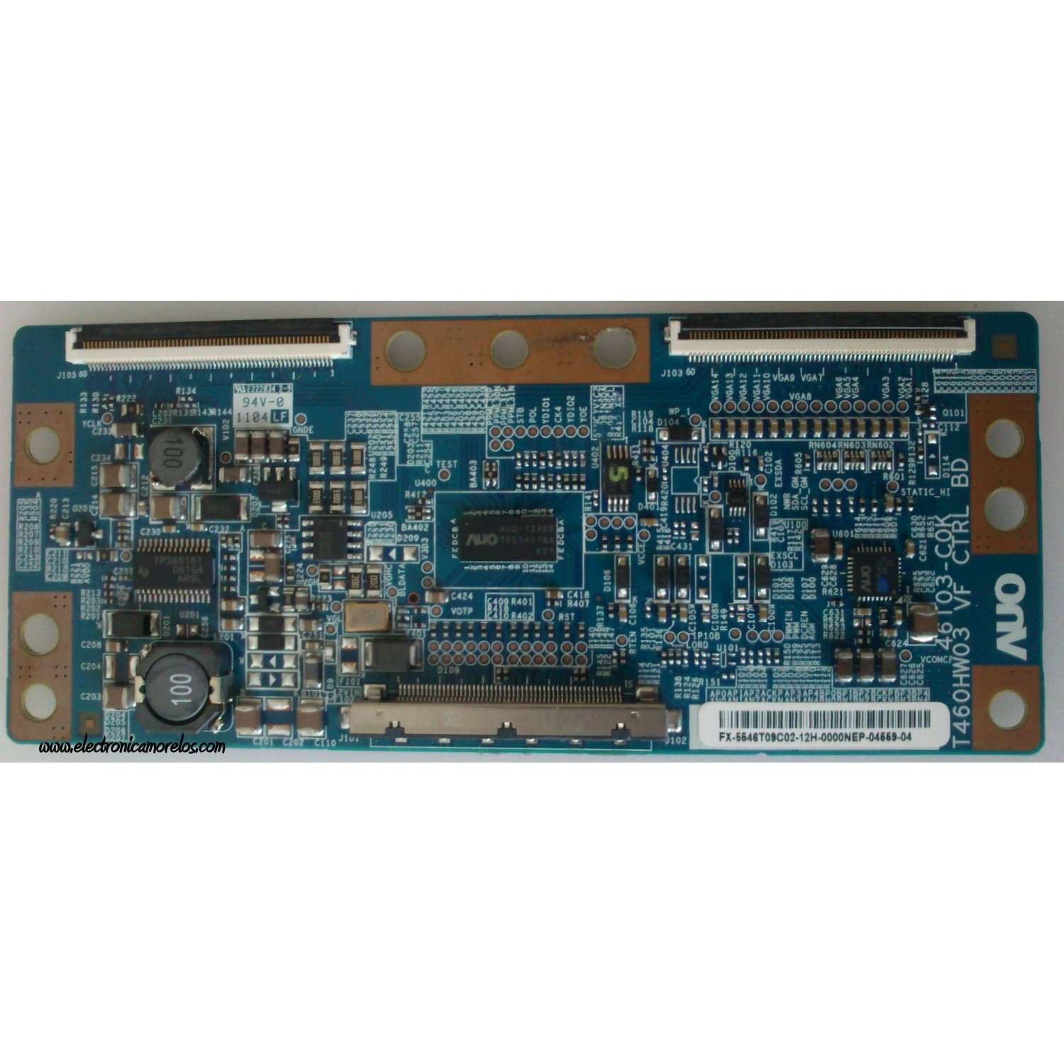 T-CON / SANYO 55.46T09.C02 / 5546T09C02 / 46T03-C0K / T460HW03 VF / MODELO DP46841 P46841-00	