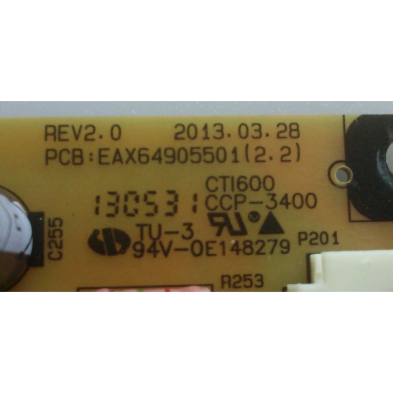 FUENTE LG EAY62810801 / EAX64905501 / MODELOS 47LN5200-UB / 47LA6200 / 47LN5400 / 47LN5700 / 47LN5750 / 47LN5790 / 47LN541C / 50LN5100 / 50LN5200 / 47LN5400 / 50LN5600 / 50LN5750 / 50LN5700 / 50LA6200 / 50LN5710-UI / 47LN5400-UA.BUSYLHR - Imagen 2