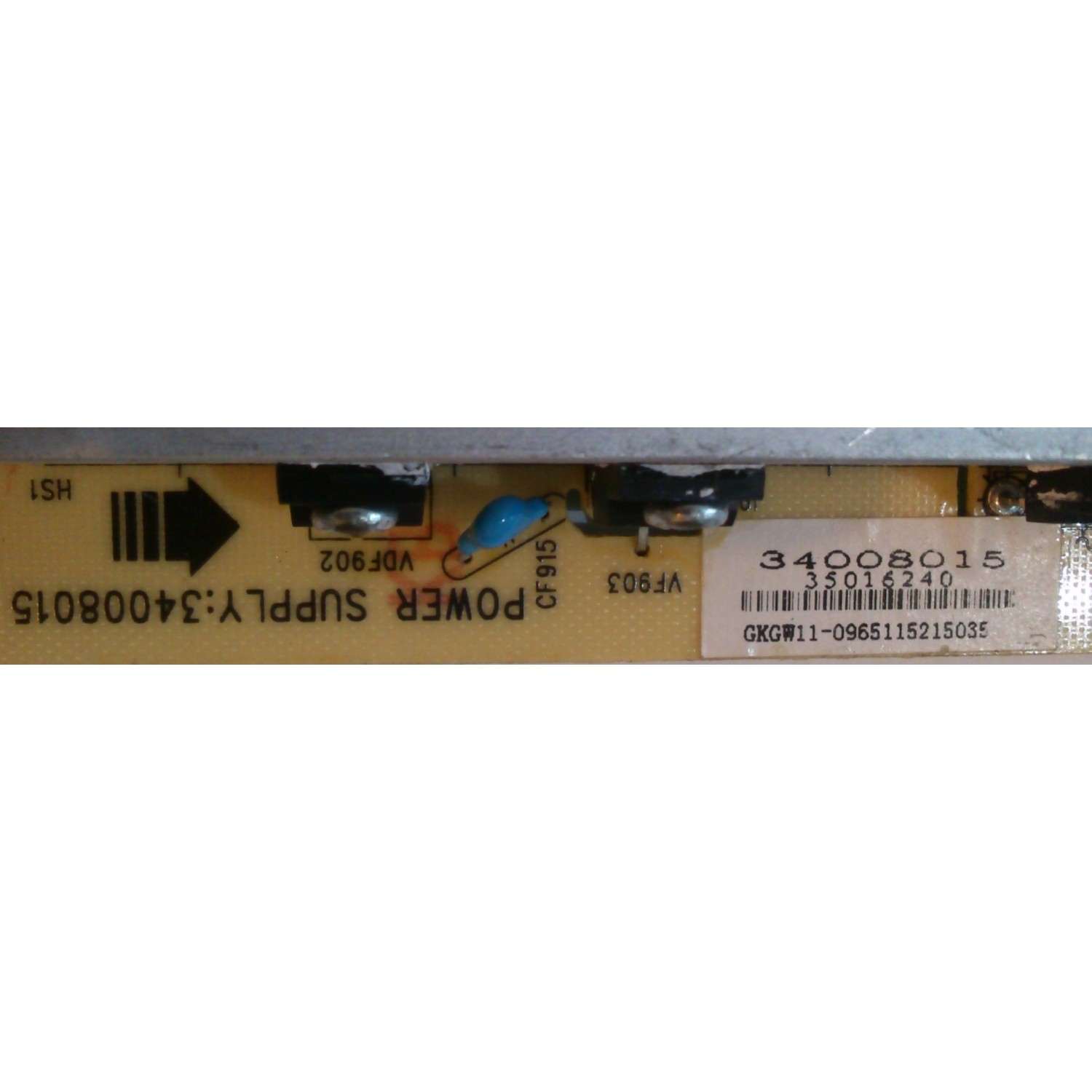 FUENTE DE PODER / KONKA 35016240 / 34008015 / KIP+L100U03C1 / MODELO LC32TS86C	 - Imagen 3