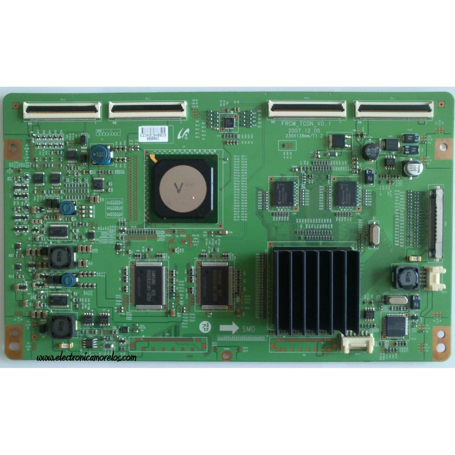T-CON PARA TV SAMSUNG / NUMERO DE PARTE LJ94-02349C / FRCM_TCON_V0.1 / SUSTITUTAS 02347F / 02346D / 02347D / 01702A / 02129A / 02452A / 02346J / 02347J / 02346L / 02346F / 02346C / 01697A / 02347K / 02574D / MODELOS LN40A / LE40A6 / LE40A7 / X405BV-FHD
