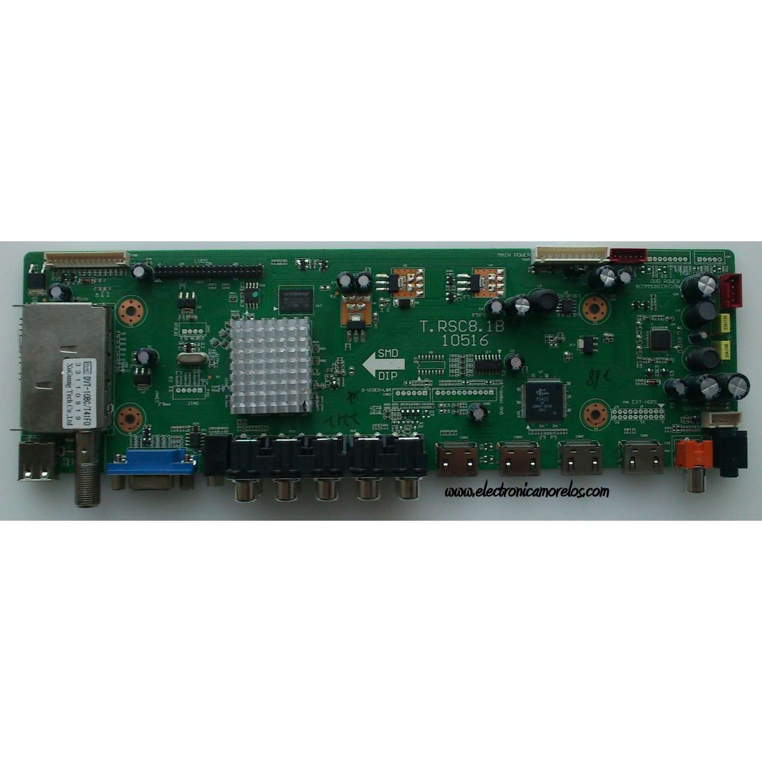 MAIN / SCEPTRE 1B1I2212 / T.RSC8.1B 10516 / MODELO X405BV-FHD	