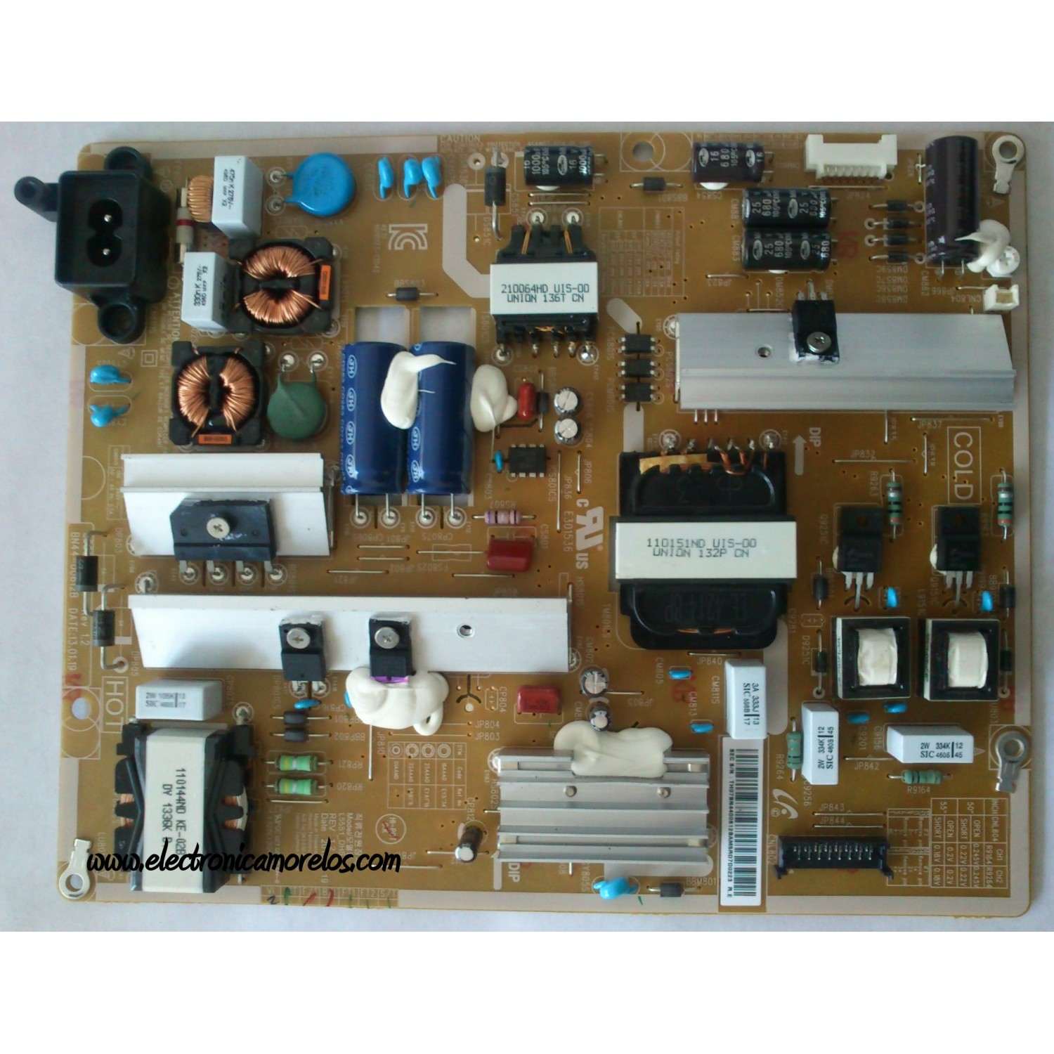 FUENTE DE PODER PARA TV SAMSUNG / NUMERO DE PARTE BN4400612B / BN44-00612B / L55S1_DHS / PANEL'S CY-HF550CSLV5H / CY-HF500BGMV2H / MODELOS HG55NB690 / UN50F5000AFXZA / UN50F5500AFXZA / UN50F6300AFXZA / UN50F6350AFXZA / MAS MODELOS EN DESCRIPCIÓN