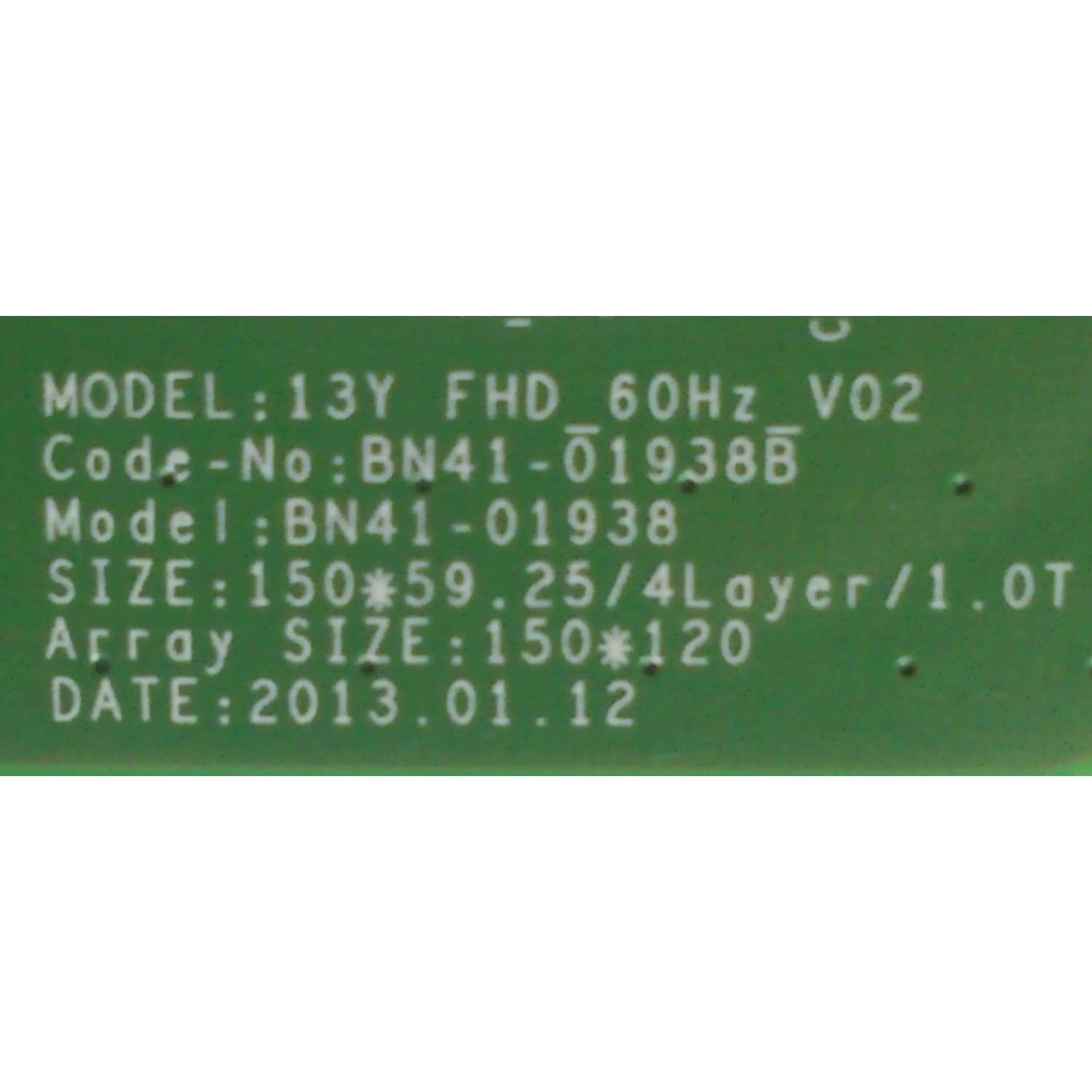 T-CON / SAMSUNG BN95-00860A / BN97-06998A / BN41-01938B /PANEL CY-DF460BGLV1H /  MODELO UN46F5500AFXZA TS01 / N46EH5300FXZA UF03	 - Imagen 2
