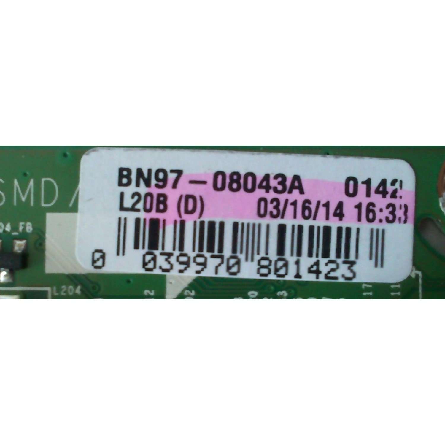 MAIN ORIGINAL PARA TV SAMSUNG / NUMERO DE PARTE BN94-07259E / BN97-08043A / BN41-02157B / MODELO UN55H6350AFXZA TH01 / PANEL CY-GH055CSLV1H / DISPLAY LSF550HJ04-G01 - Imagen 3