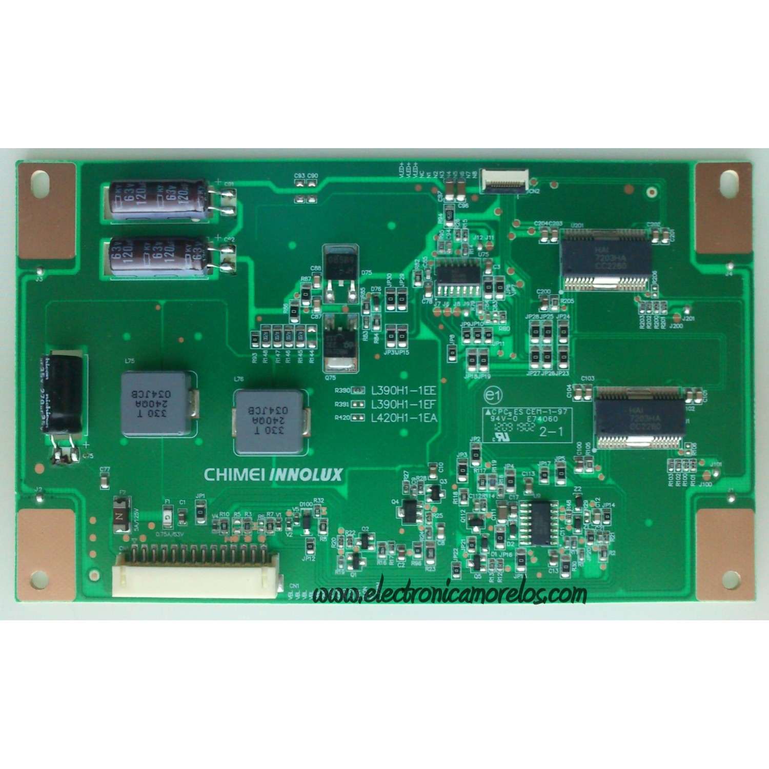 DRIVER LED / PANASONIC 27-D082440 / L390H1-1EE / MODELO TC-L42E60	