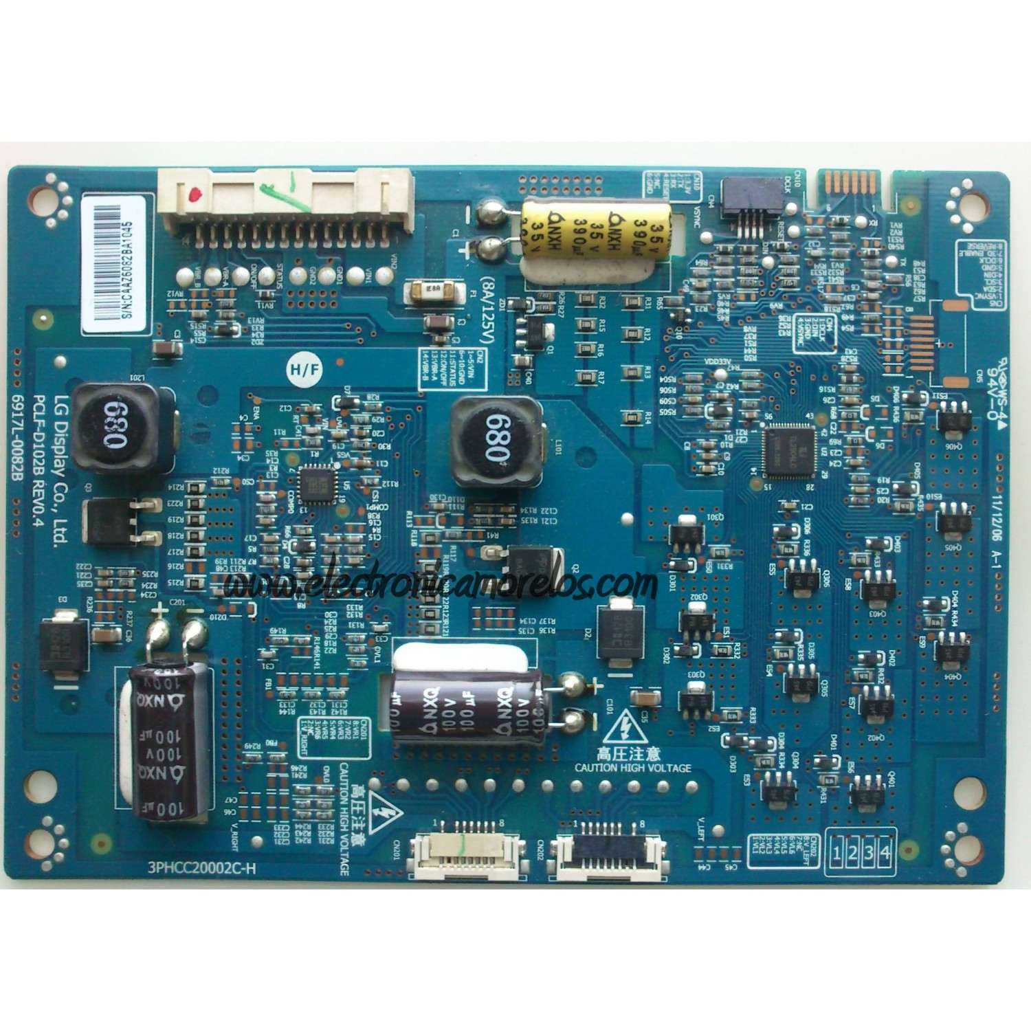 DRIVER LED / PANASONIC 6917L-0082B / PCLF-D102B / MODELO TC-L42ET5	