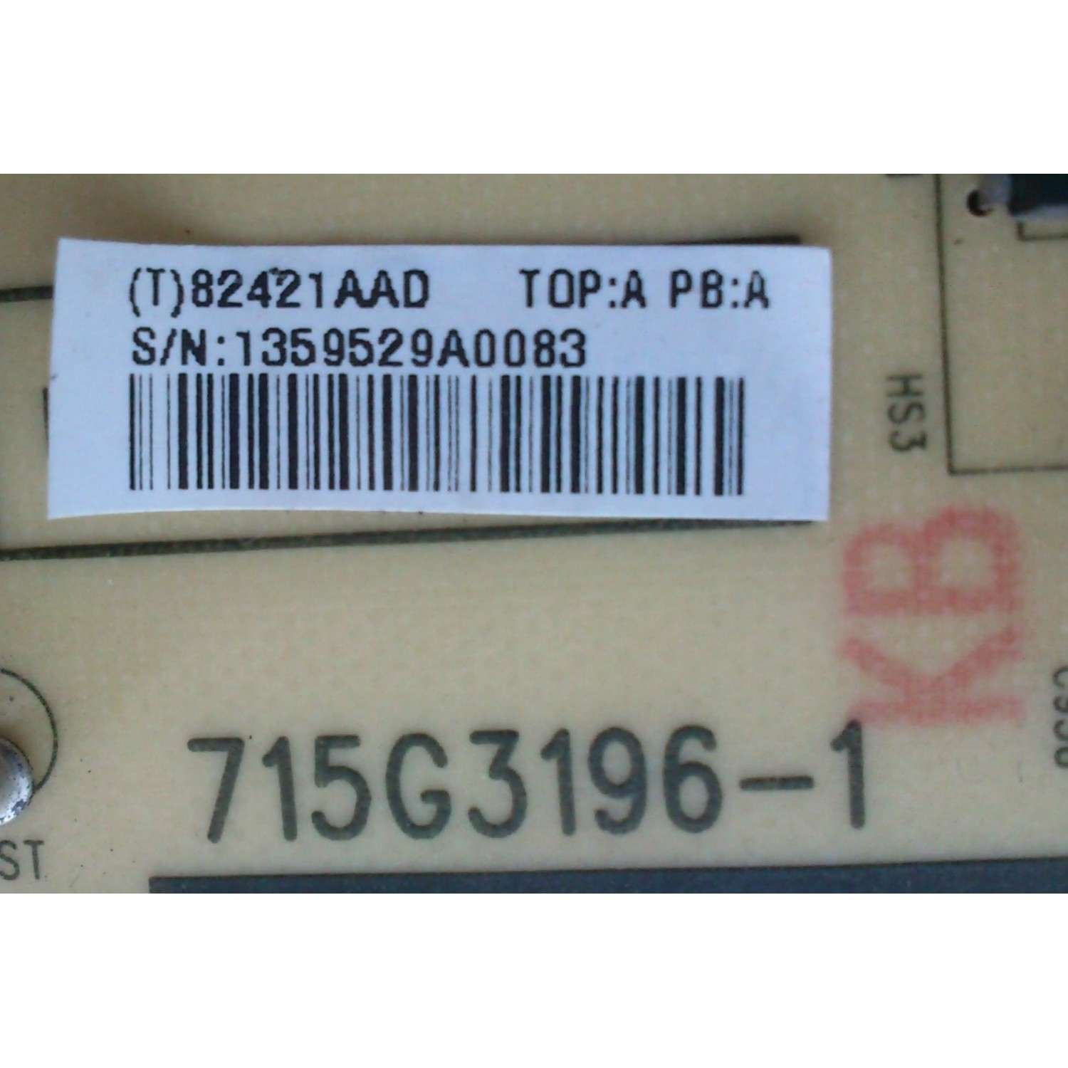 FUENTE DE PODER / INSIGNIA ADTV82421AAD / 82421AAD / 715G3196-1 / MODELO NS-L42X-10A	 - Imagen 2