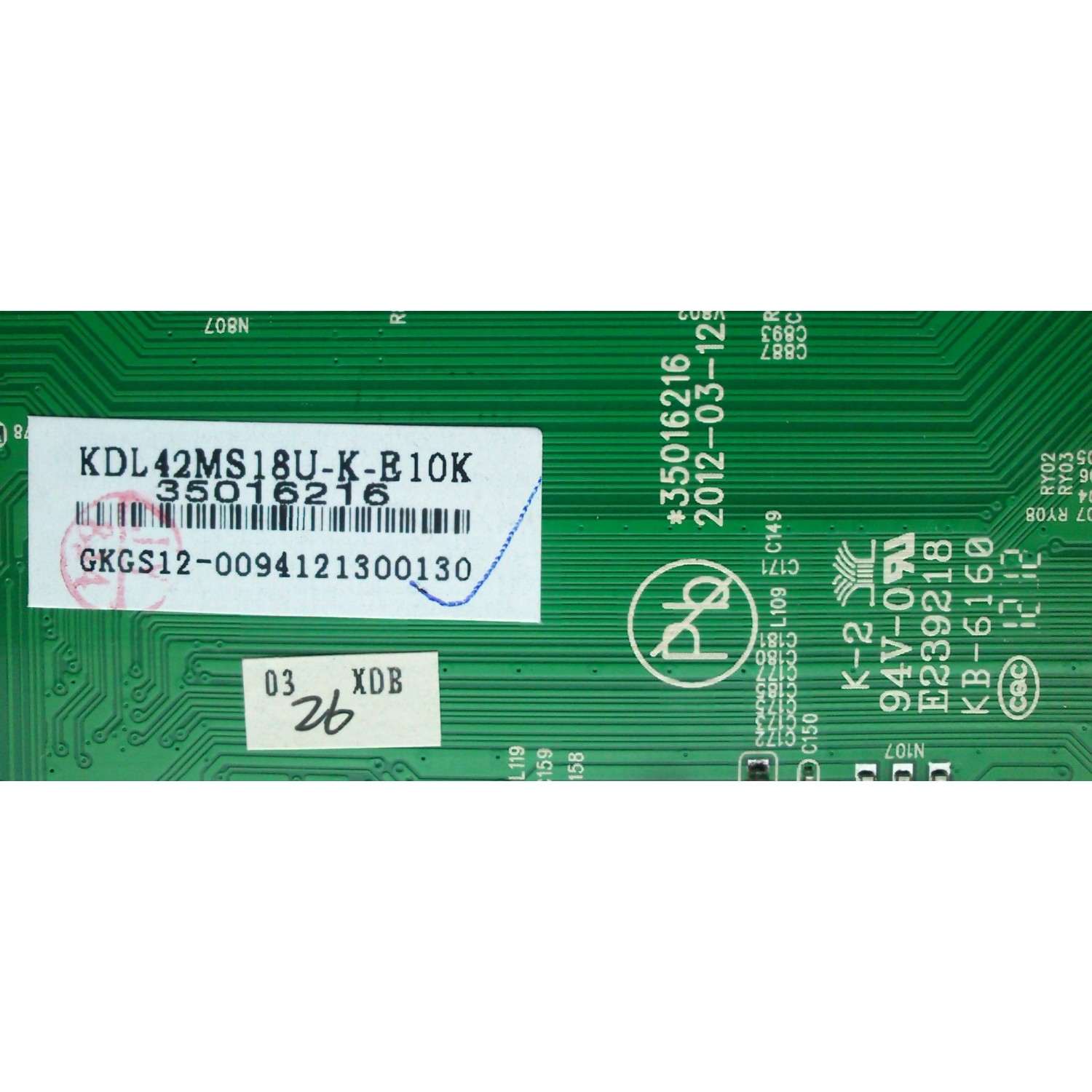 MAIN / KONKA 35016216 / GKGS12-009412 / MODELO KDL42MS18U	 - Imagen 2