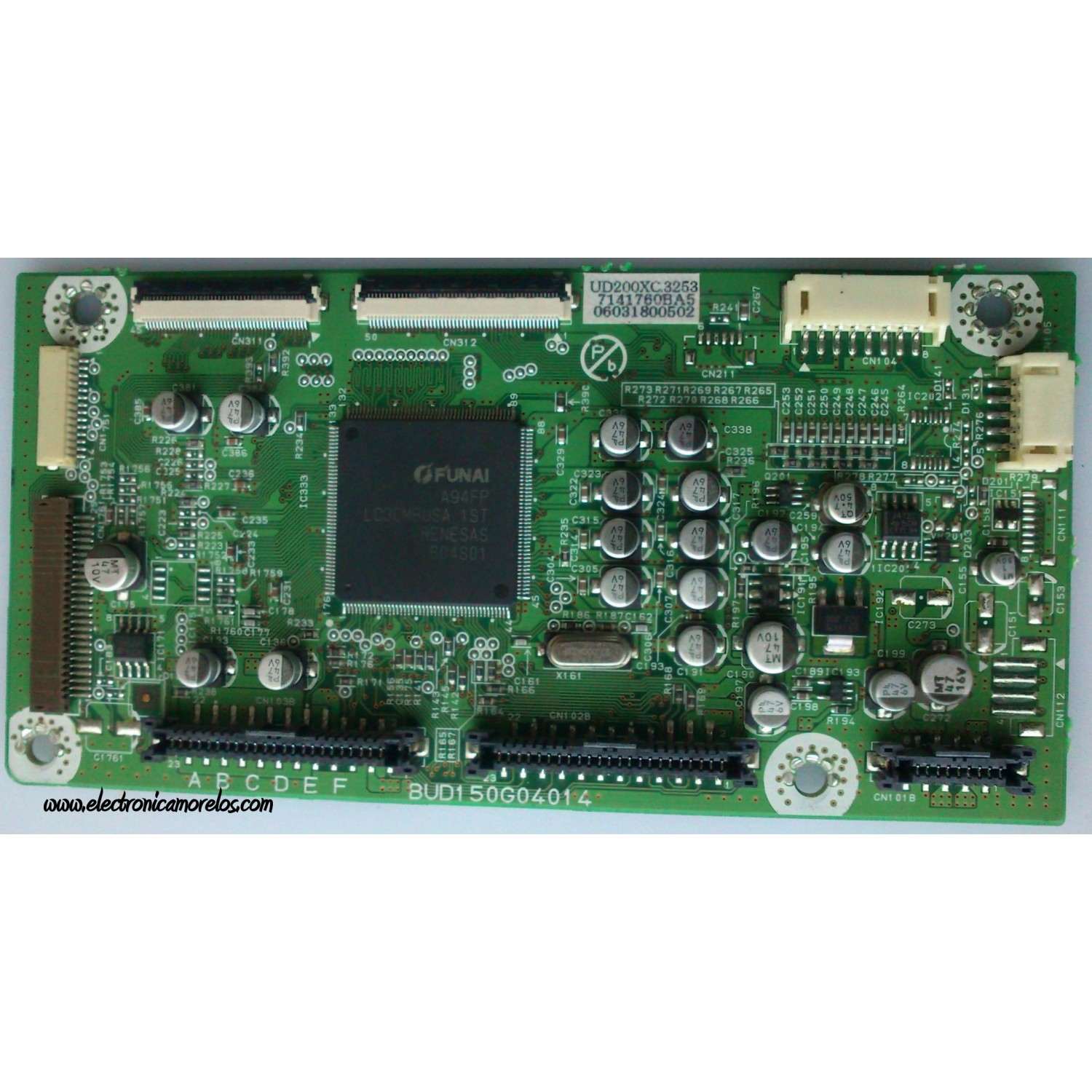 T-CON / SYLVANIA UD200XC / BUD150G04014 / 7141760BA5 / MODELO 6620LDTA	