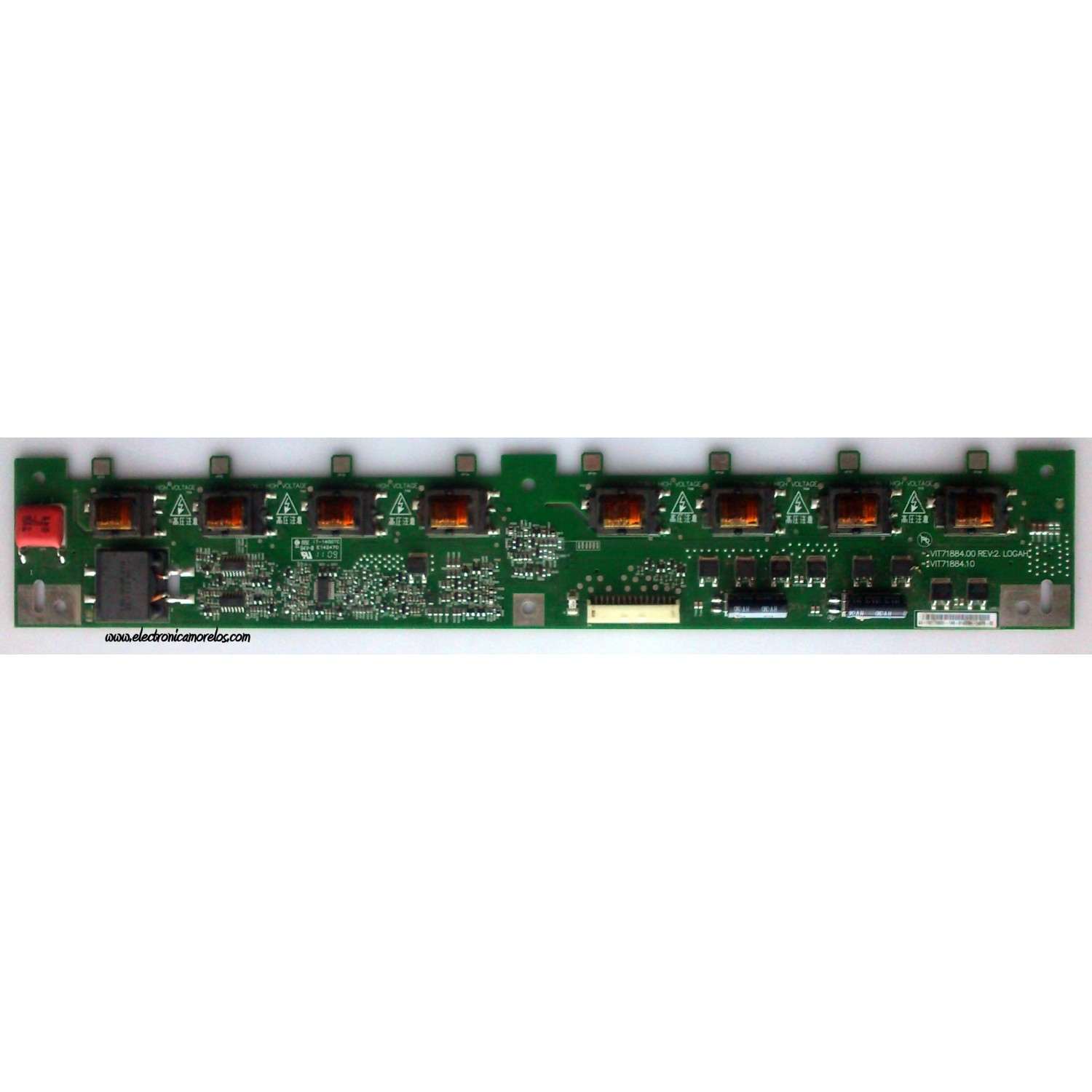 BACKLIGHT INVERSOR / LG 19.31T08.001 / 1931T08001 / VIT71884.00 / MODELO 32LG3DDH-UA	