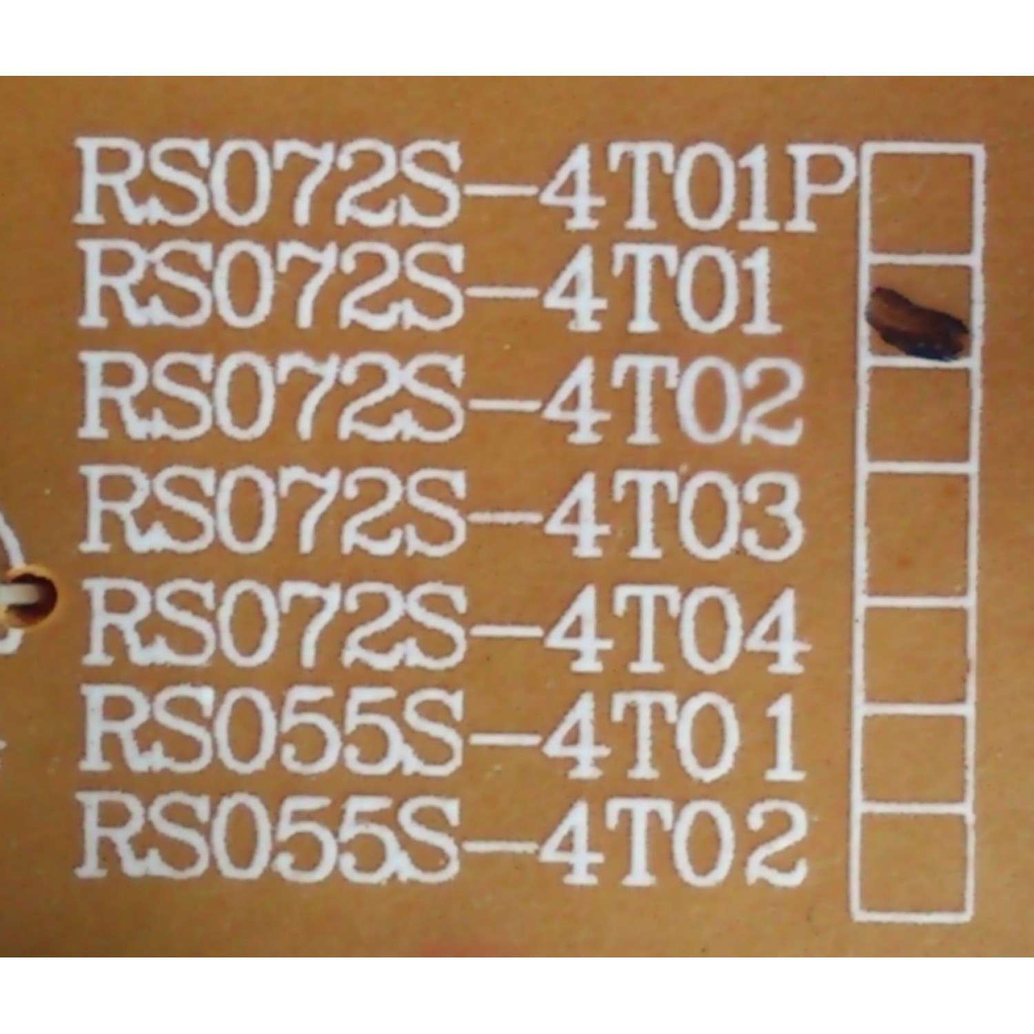FUENTE / DRIVER LED / RCA RS072S-4T01 / T315AL/250V / T315A/250V / 3BS0000303GP / RE46HQ0551 / MODELO LED32B30RQD	 - Imagen 2