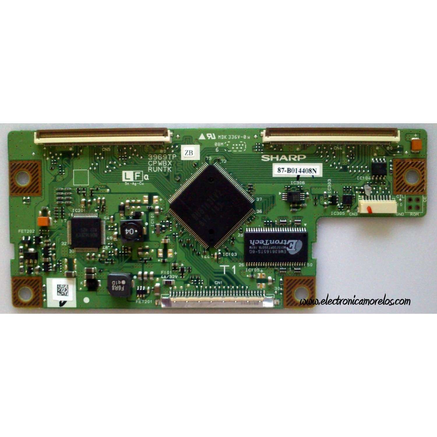 T-CON / LG CPWBX3969TPZB / RUNTK3969TPZB / 3969TP / MODELO 32LG30-UD.BUSSLJM	
