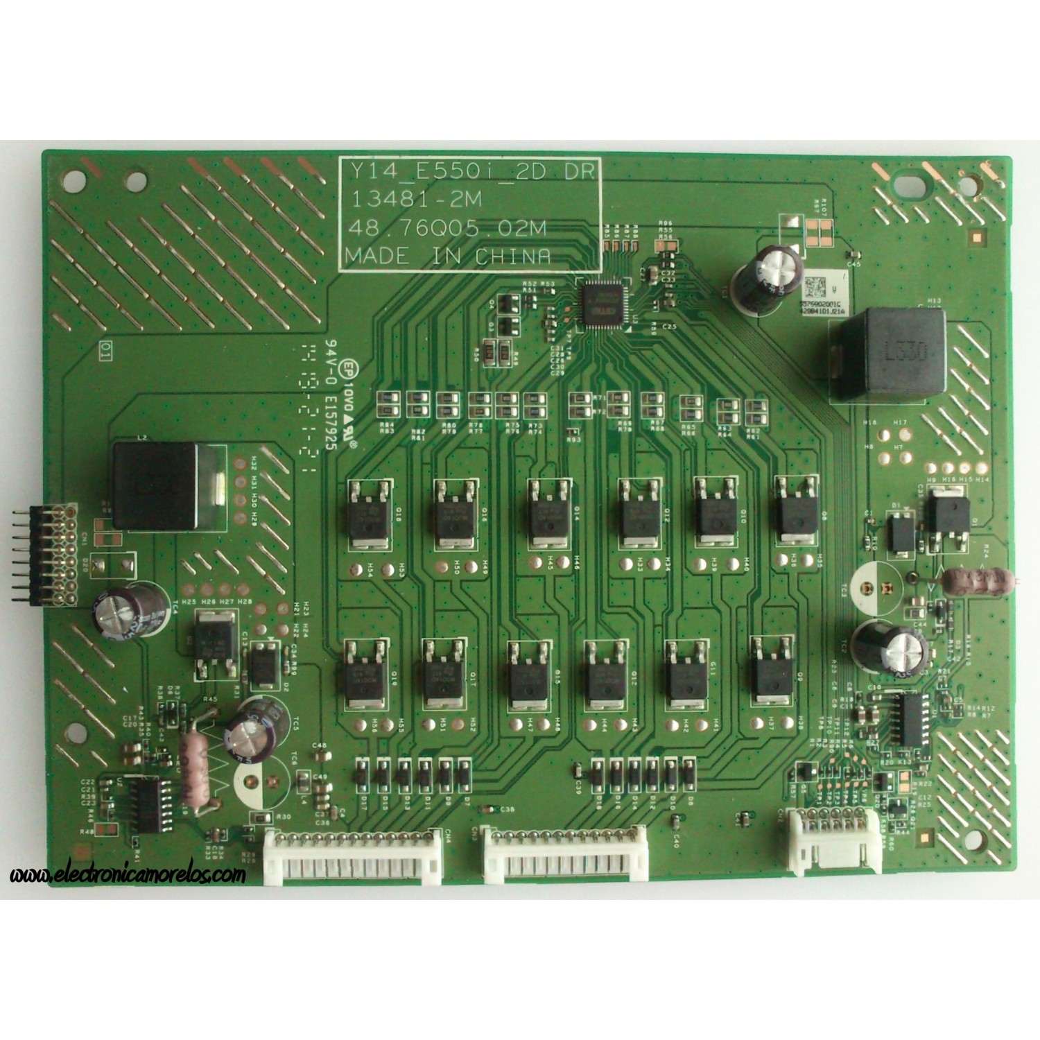 LED DRIVER PARA TV VIZIO / NUMERO DE PARTE 5576Q02001G / 5576Q02001 / 48.76Q05.02M / 91.76Q02.001G / 55.76Q02.001G / 48.76Q06.011 / 13481-1 / 13481-2M / Y14_E550I_2D / PANEL T550HVN03.2 / MODELO E550I-B2 / E550I-B2 LWZ2PPAQ