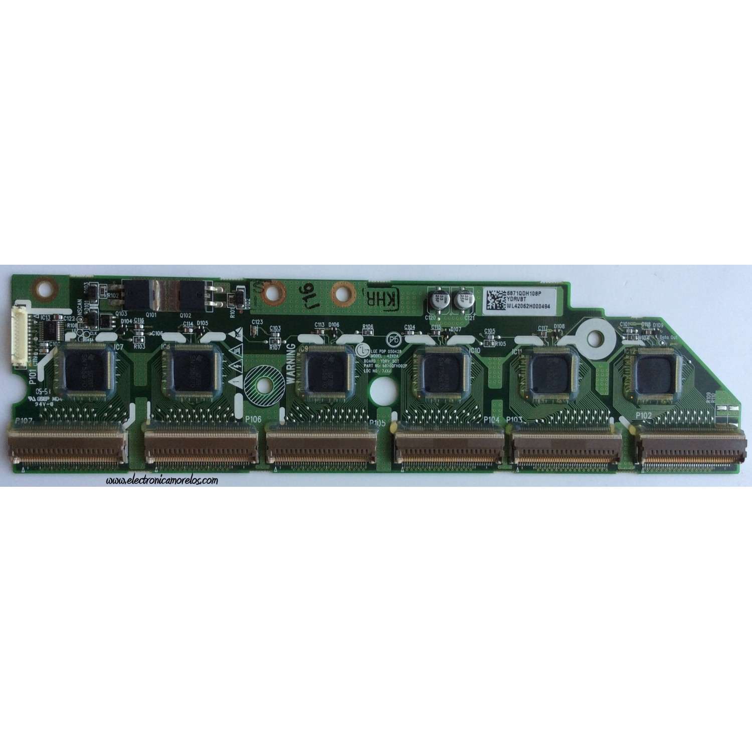 KIT DE BOCINAS PARA TV SAMSUNG ( 2 PZ ) / NUMERO DE PARTE BN96-34566A / BN9634566A  / 34566A / 6Ω 10W / PANEL CY-GH048BGLV6H / MODELO LH48DBEPLGA / GO VS03
