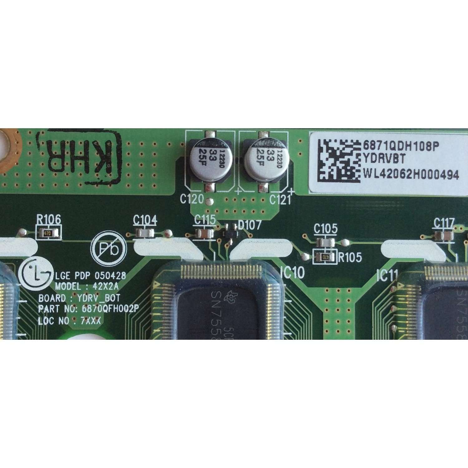 KIT DE BOCINAS PARA TV SAMSUNG ( 2 PZ ) / NUMERO DE PARTE BN96-34566A / BN9634566A  / 34566A / 6Ω 10W / PANEL CY-GH048BGLV6H / MODELO LH48DBEPLGA / GO VS03 - Imagen 2