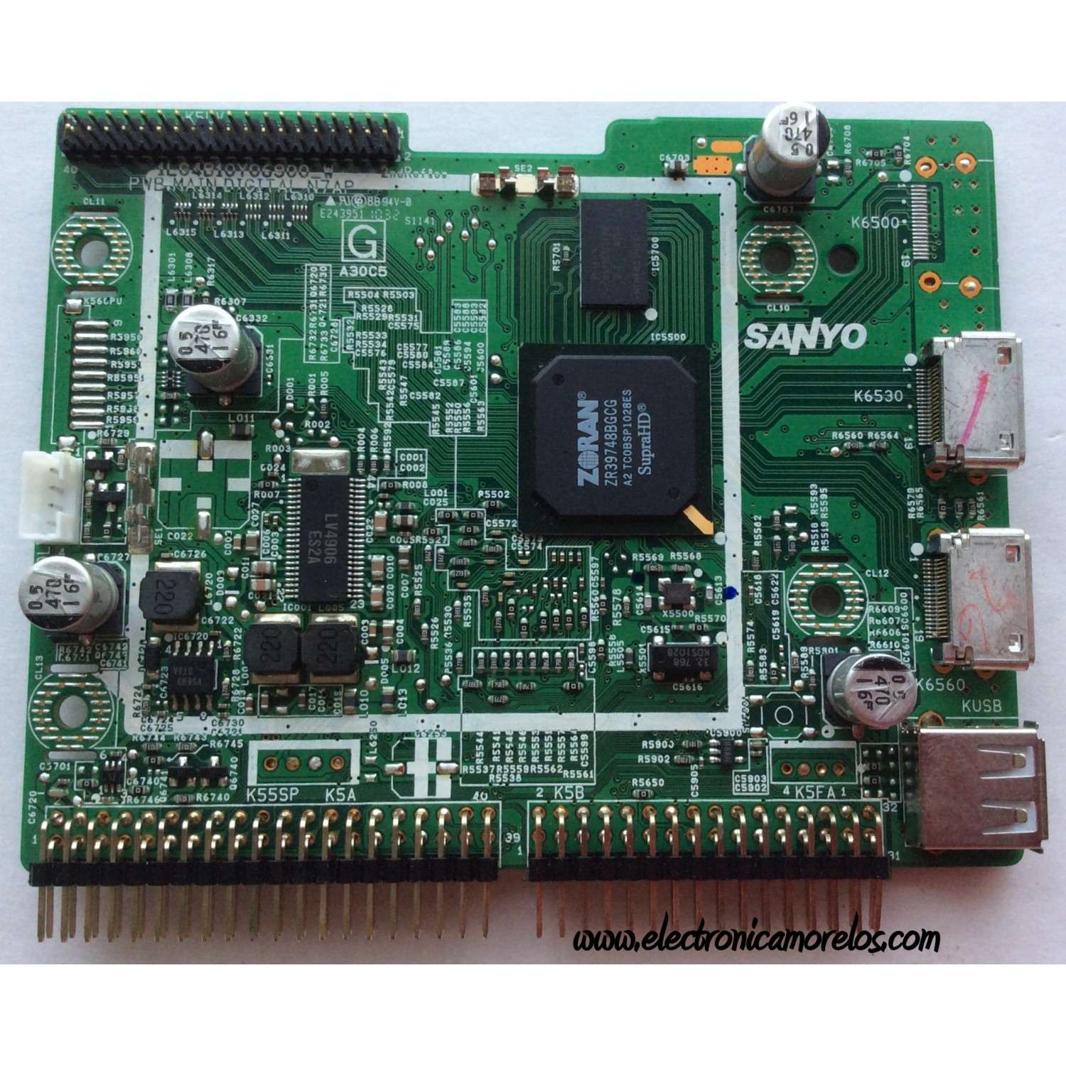 T-CON PARA TV LG NUMERO DE PARTE 6871L-6457A / 6870C-085CA / PANEL LE770AQD(EN)(A1) / MODELO OLED77CXPUA.BUSWLJR / OLED77CXPUA