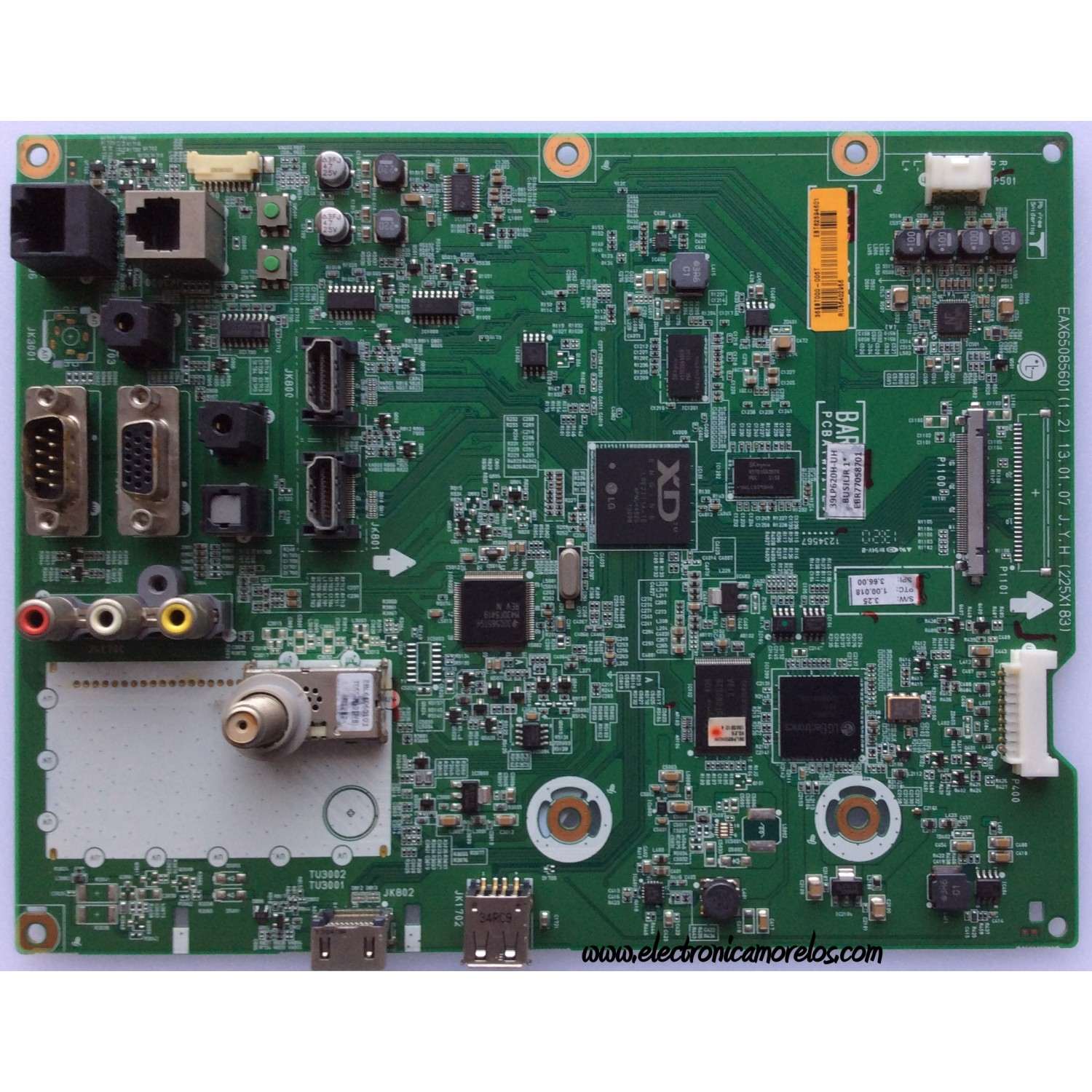 MAIN / LG EBT62594601 / EAX65085601(1.2) / EBR77058701 / PANEL HC390DUN-VCFP1-21XX / MODELOS 39LP620H-UH.BUSJLJR / 39LP620H-UH AUSJLJR