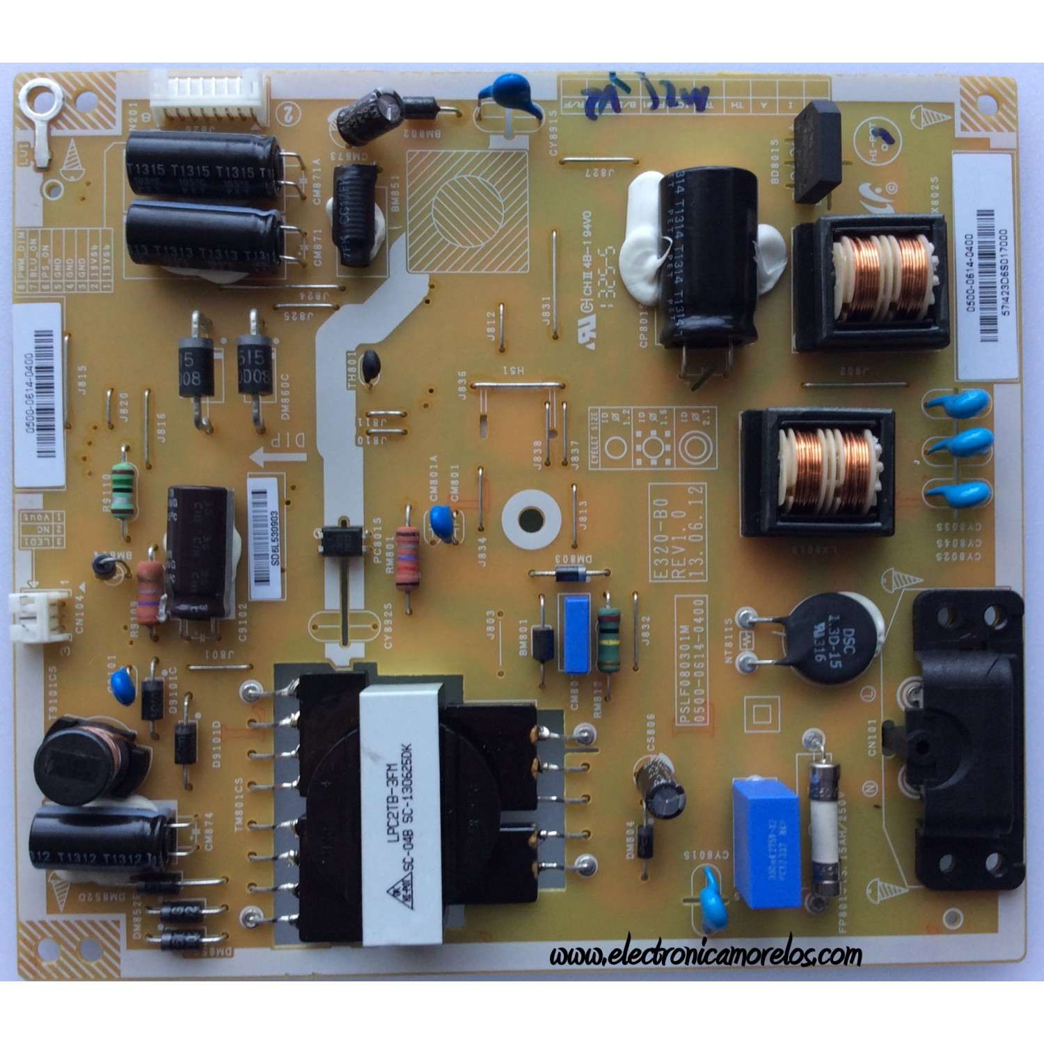FUENTE DE PODER / VIZIO 0500-0614-0400 / PSLF080301M / E320-B0 / MODELOS E320-B0E LAQRPKBP / E320-B0 LAQRPKAP	