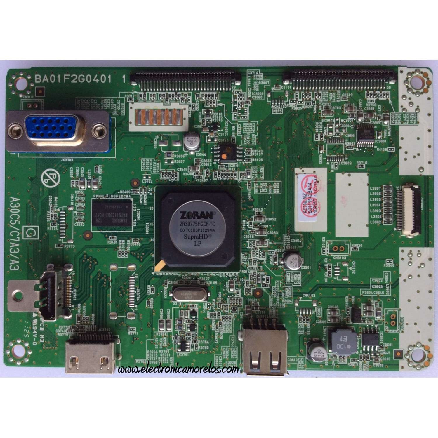 MAIN / PHILIPS A01NLMZ / BA01F2G0401 1