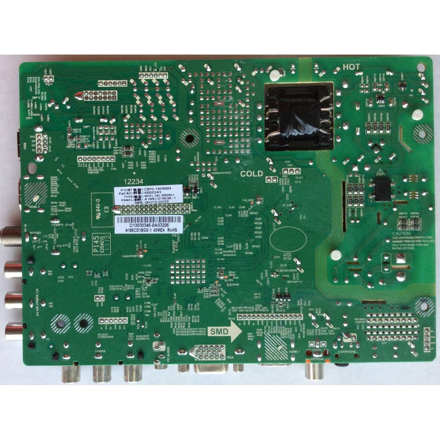 MAIN / FUENTE / SYMPLY D13030346 / TP.MS3391.P63B / A185CD1BGE-1 / MODELO SYLED4020W - Imagen 2
