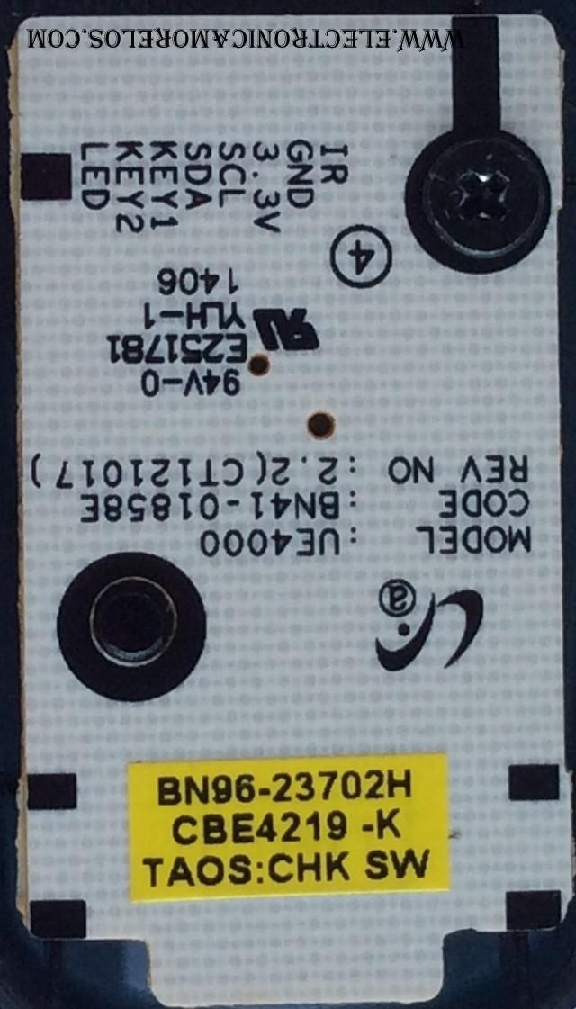 BOTONERA PARA TV / SAMSUNG BN96-23702H / BN41-01858E / MODELO UN55FH6200FXZA	 - Imagen 2