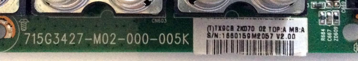 MAIN / INSIGNIA 756TX9CBZK07002 / TX9CBZK07002 / 715G3427-M02-000-005K / MODELO NS-L55X-10A	 - Imagen 2