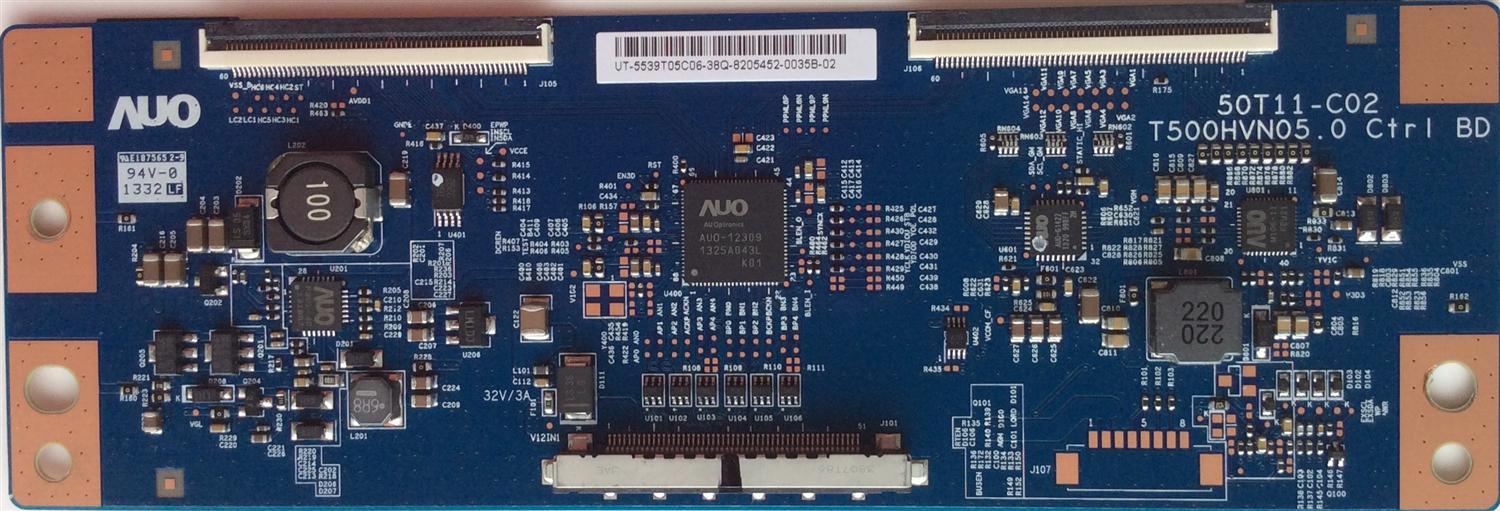 T-CON / WESTINGHOUSE 55.39T05.C06 / 5539T05C06 / 50T11-C02 / T500HVN05.0 / MODELO DW39F1Y1 TW-75330-A039A	