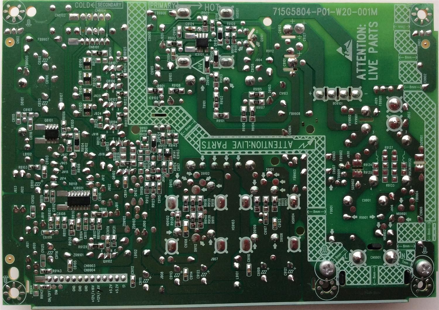 FUENTE DE PODER / VIZIO PLTVDE631UXP5Q / 715G5804-P01-W20-001M / DE631UXP5Q / PANEL TPM236H3 / MODELOS E241i-A1 / E241i-A1 LTTUNUKQ / E241i-A1 LTTUNUHP / E241i-A1 LTTUNUEP / E241I-A1 LTTUNUBQ - Imagen 2