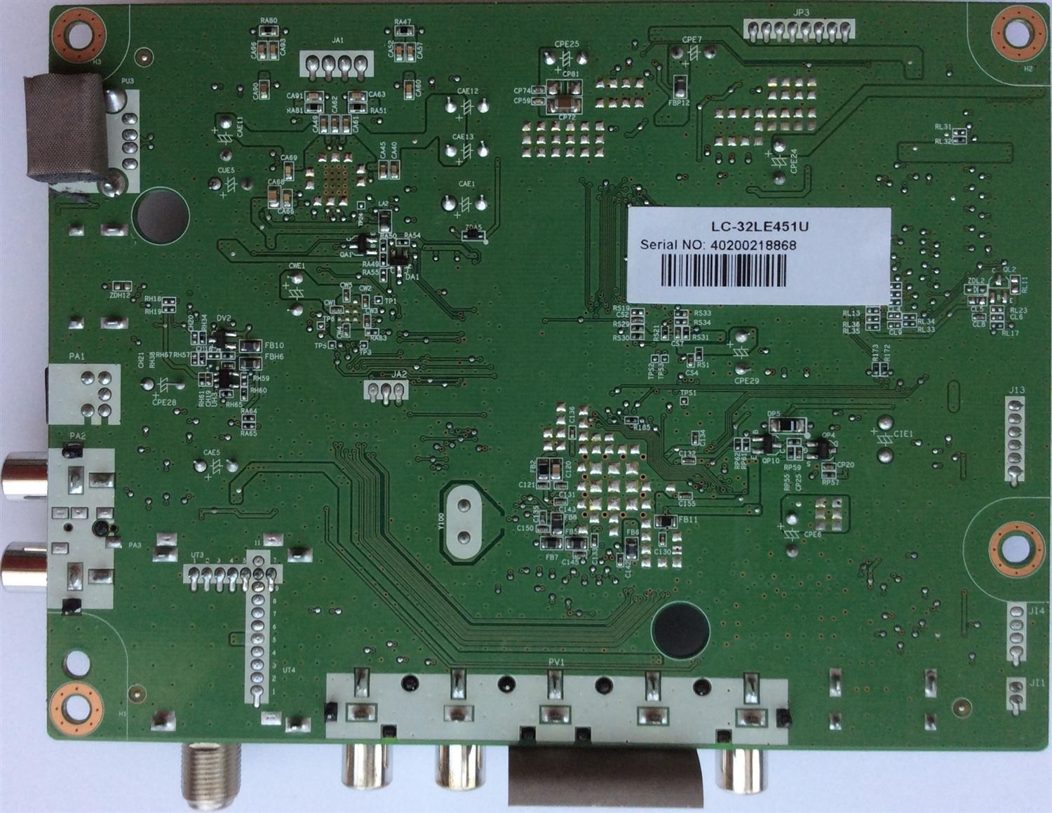 MAIN / SHARP 9LE363226220395 / 3632-2622-0150 / 0171-2271-5411 / 3632-2622-0395 / MODELOS LC-32LE451U - Imagen 2
