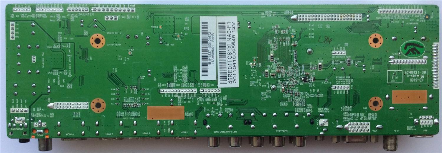 MAIN / RCA 1B1H1837 / T.RSC8.1B 10516 / 46RE01TC81XLNA0-F1 / MODELO 46LA45RQ	 - Imagen 2