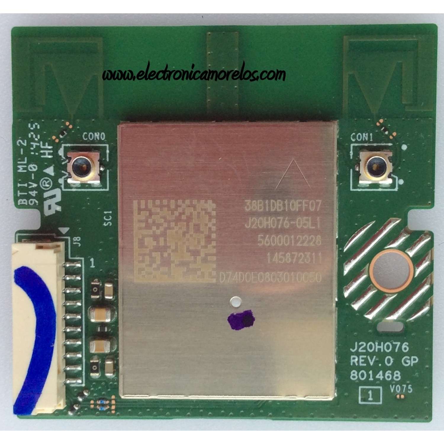 MODULO DE WI-FI / SONY J20H076-05L1 / J20H076 / 003-130120 / 2878D-J20H079 / MODELO KDL-48W590B	